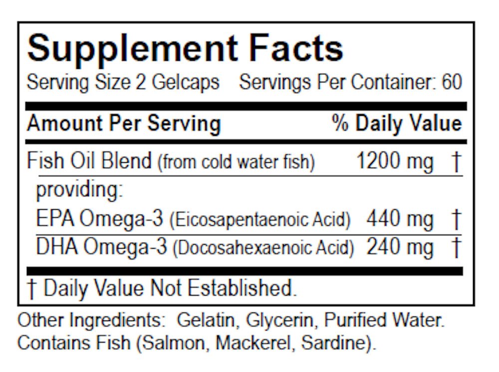 Dialyvite Omega-3 Concentrate Dietary Supplement Softgel 120