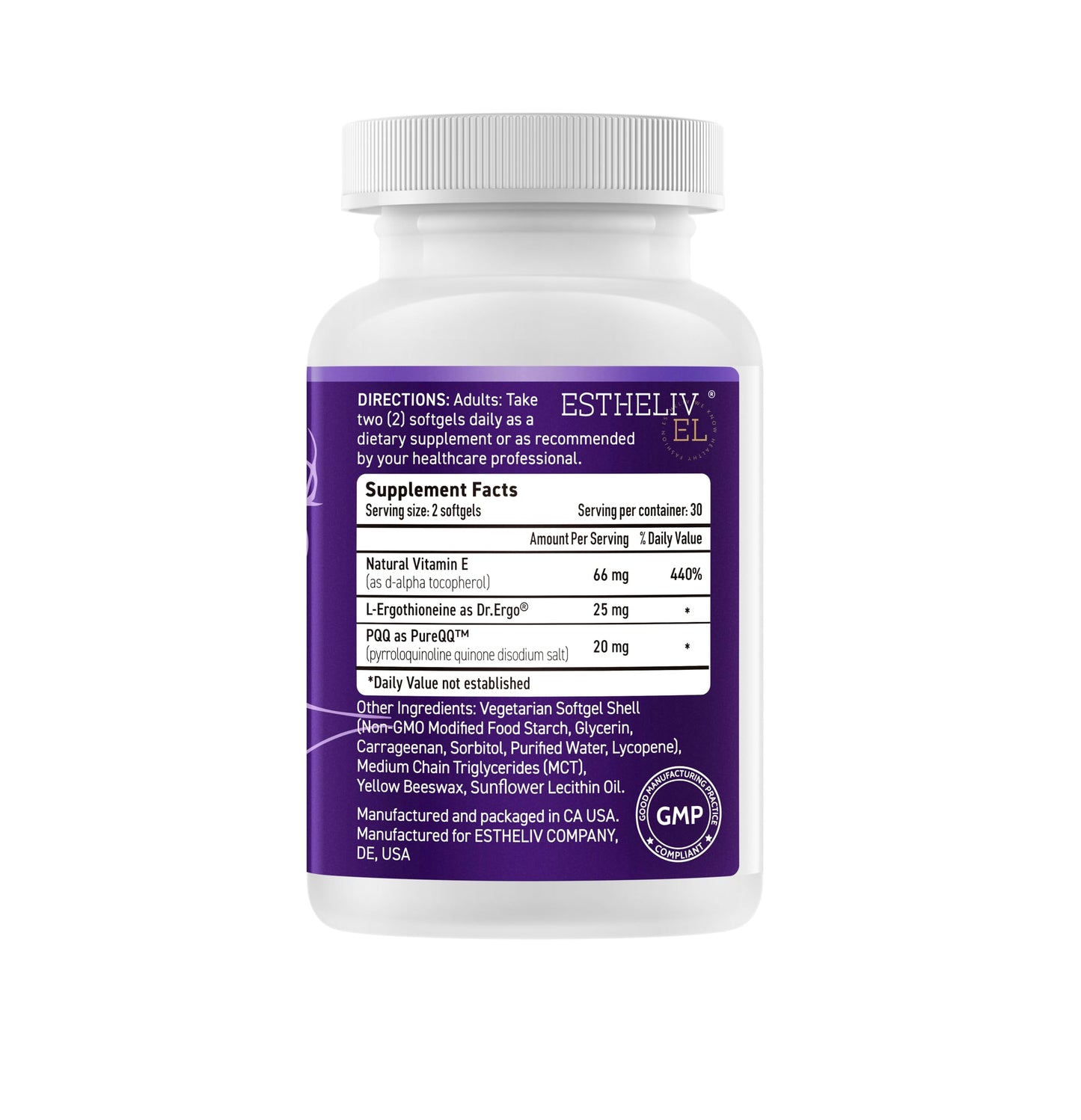 ESTHELIV Premium Cellular Skin Radiance Softgel 60 Count