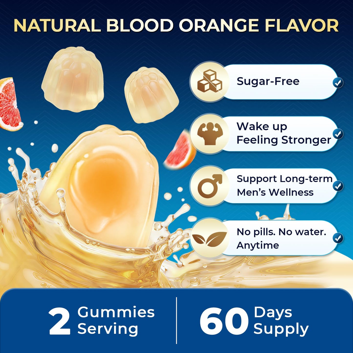 GparkNature Mens Multivitamins Gummy 60 Count