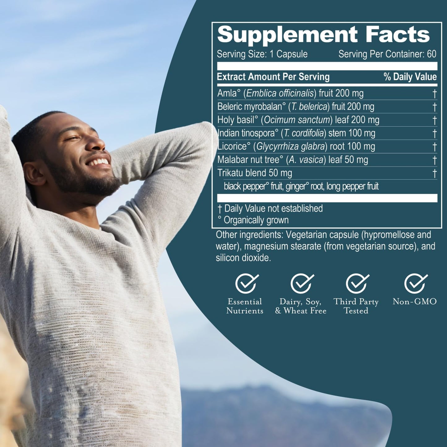 R-U VED JoyLift Saffron and Ashwagandha Supplements Uplifting Formula for Women and Men Herbal Support for Adults Capsules 1 Count