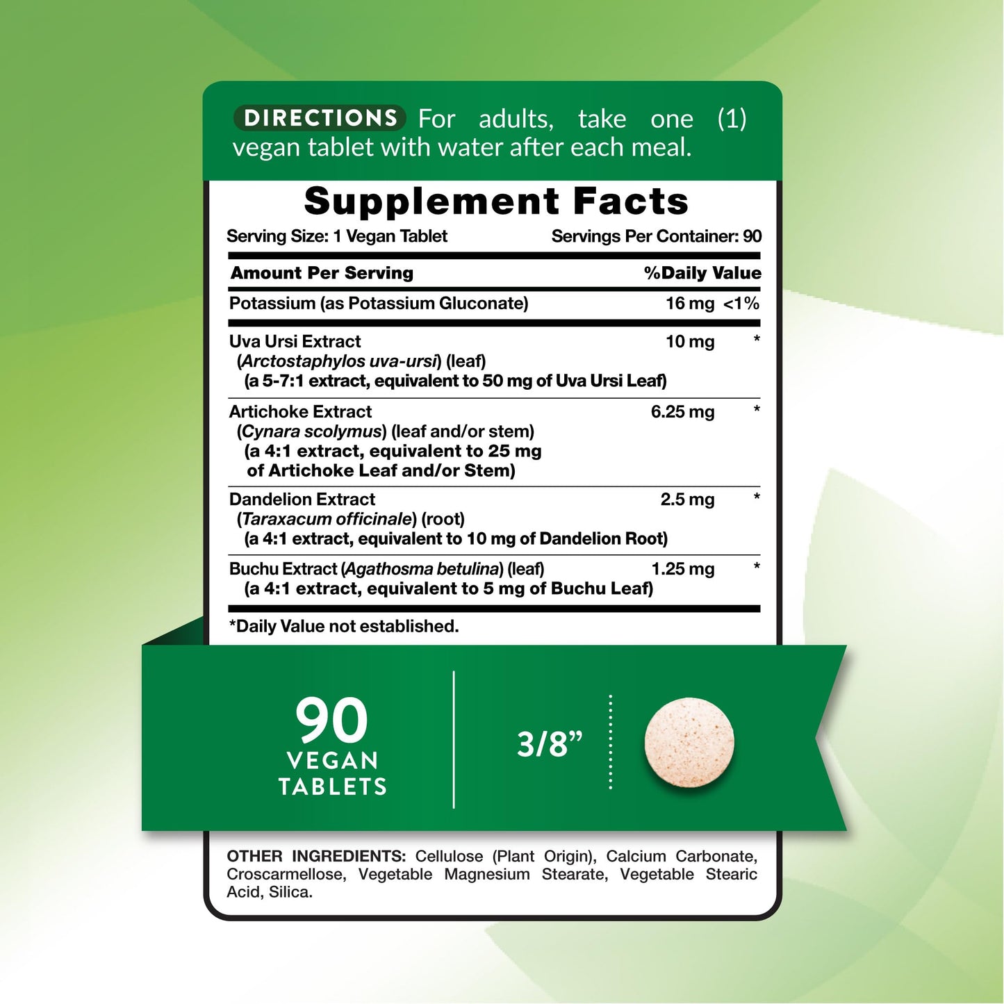 Nature's Truth Super Strength Water Pill with Potassium Tablet 90