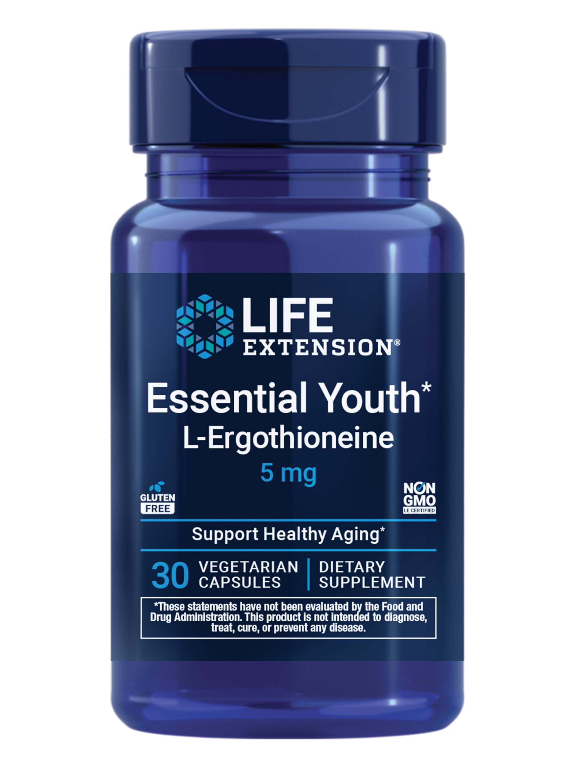 Life Extension Essential Youth L-Ergothioneine Capsules 30