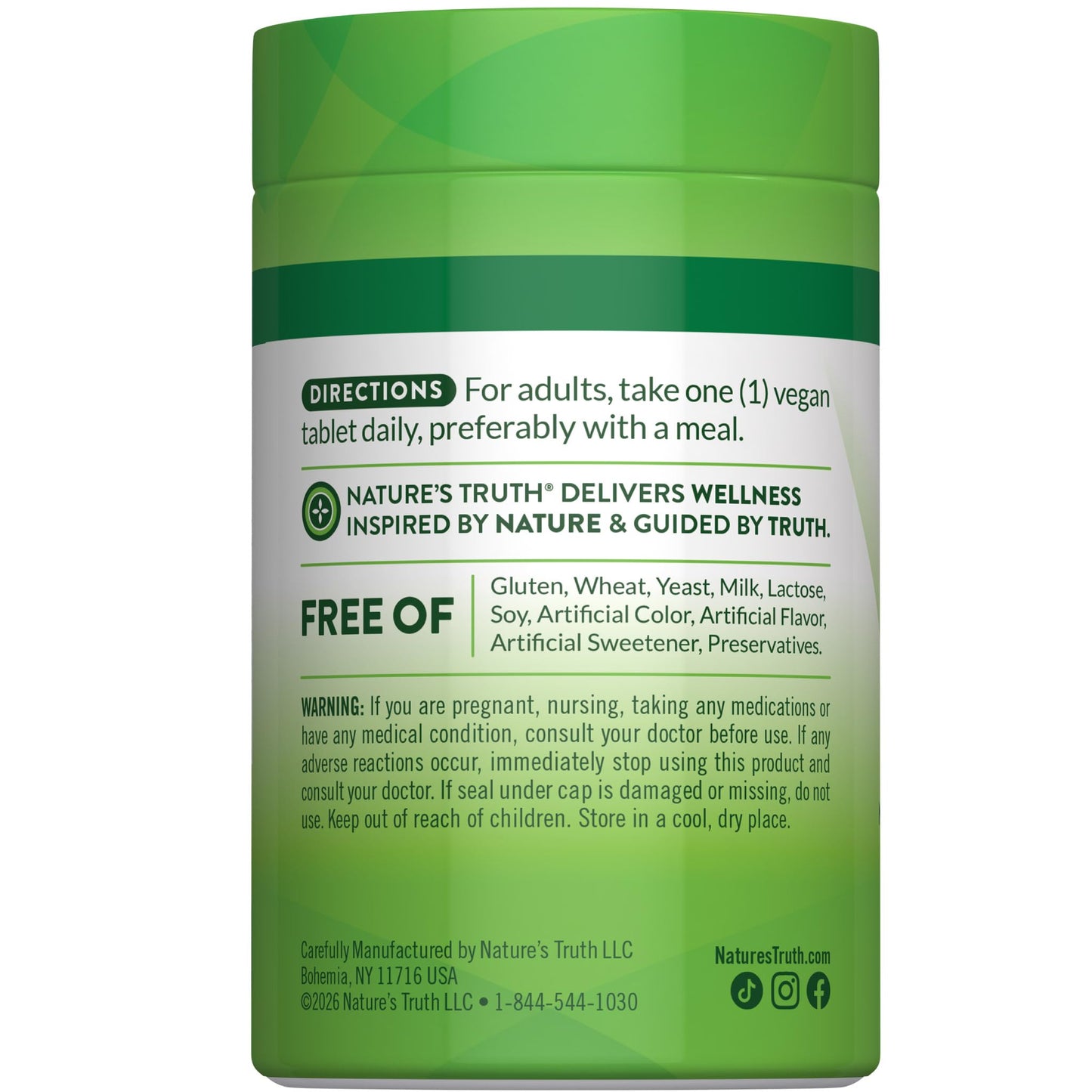 Nature's Truth Vitamin B12 1000 mcg Timed Release Tablets, 75 Count