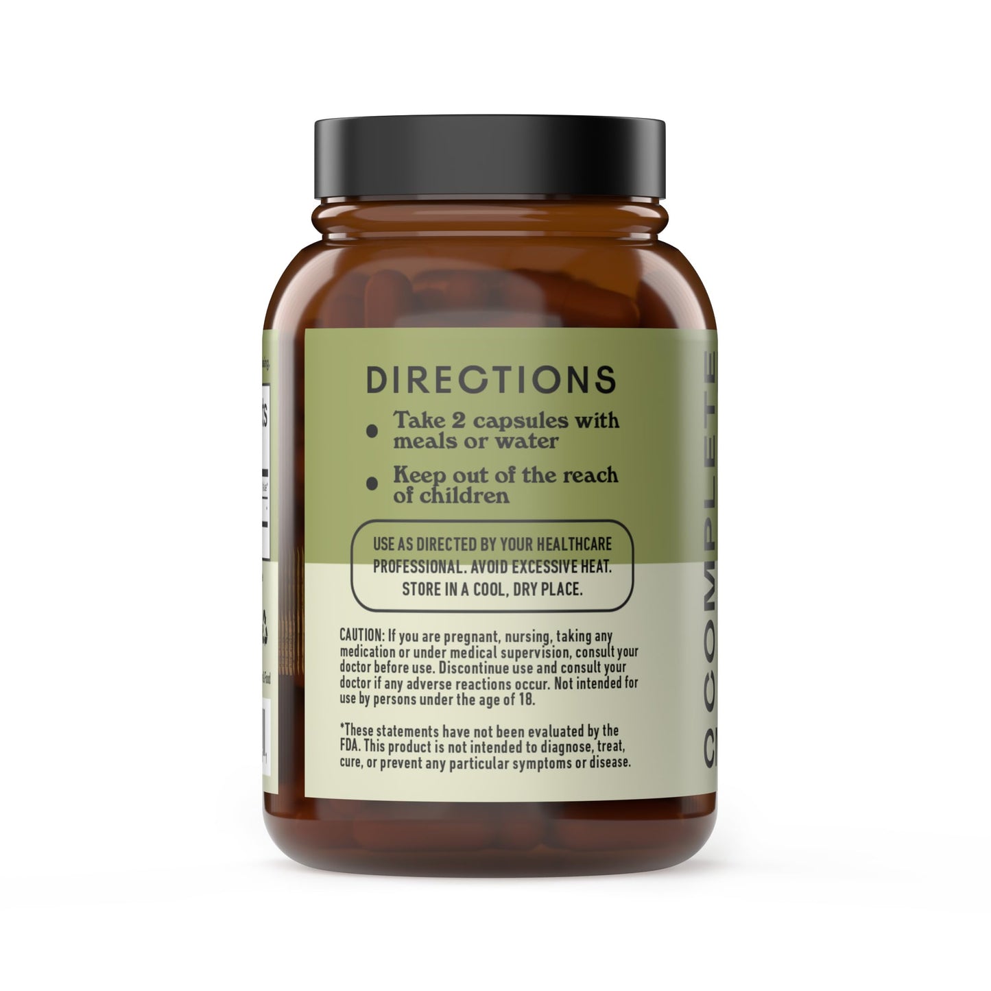 Complete Natural Products Organic Olive Leaf Extract 550mg, 100 Capsules