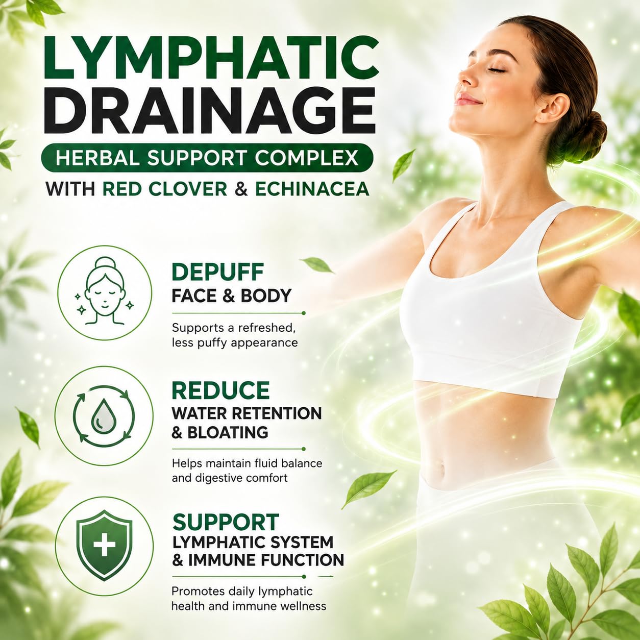 VERTISOOTH Lymphatic Drainage Softgels, 300 Softgels