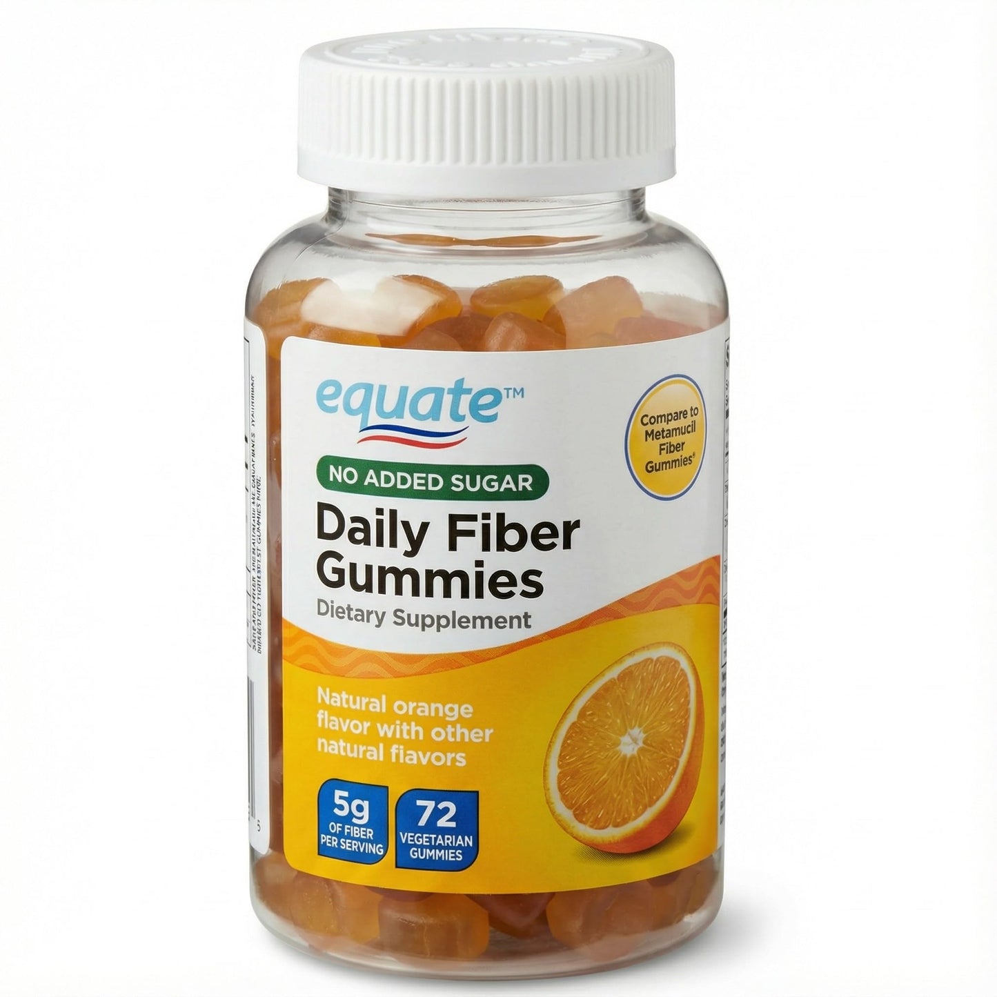 Generic Fiber Gummies 72 Count