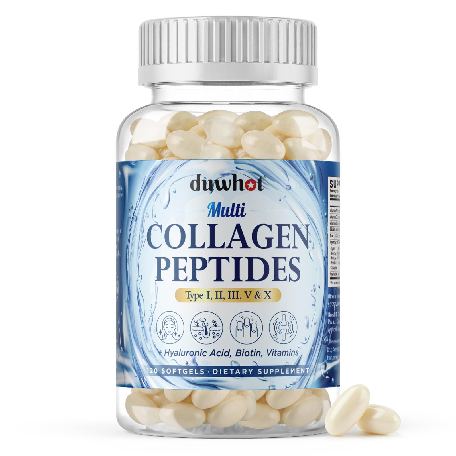duwhot Collagen Peptides Softgels 120