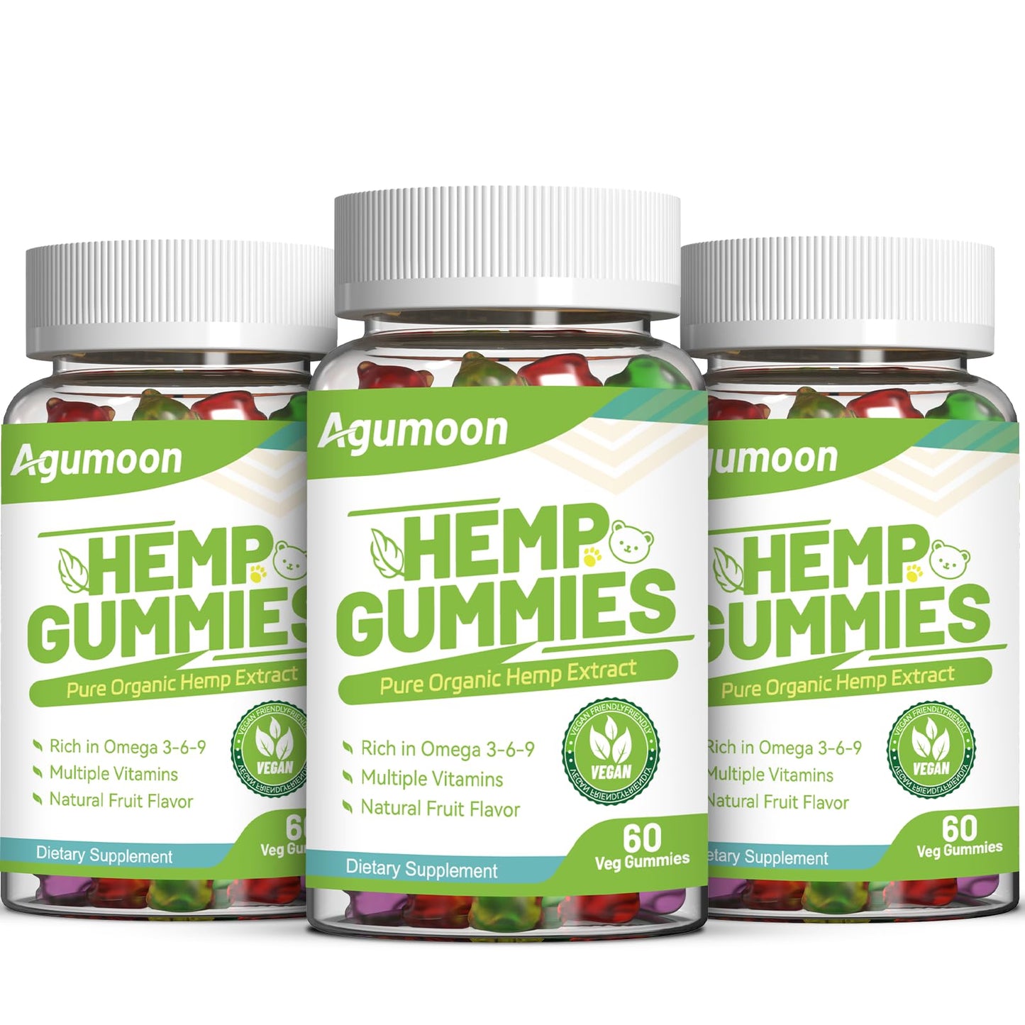 Agumoon Hemp Gummies Gummy 180 Count