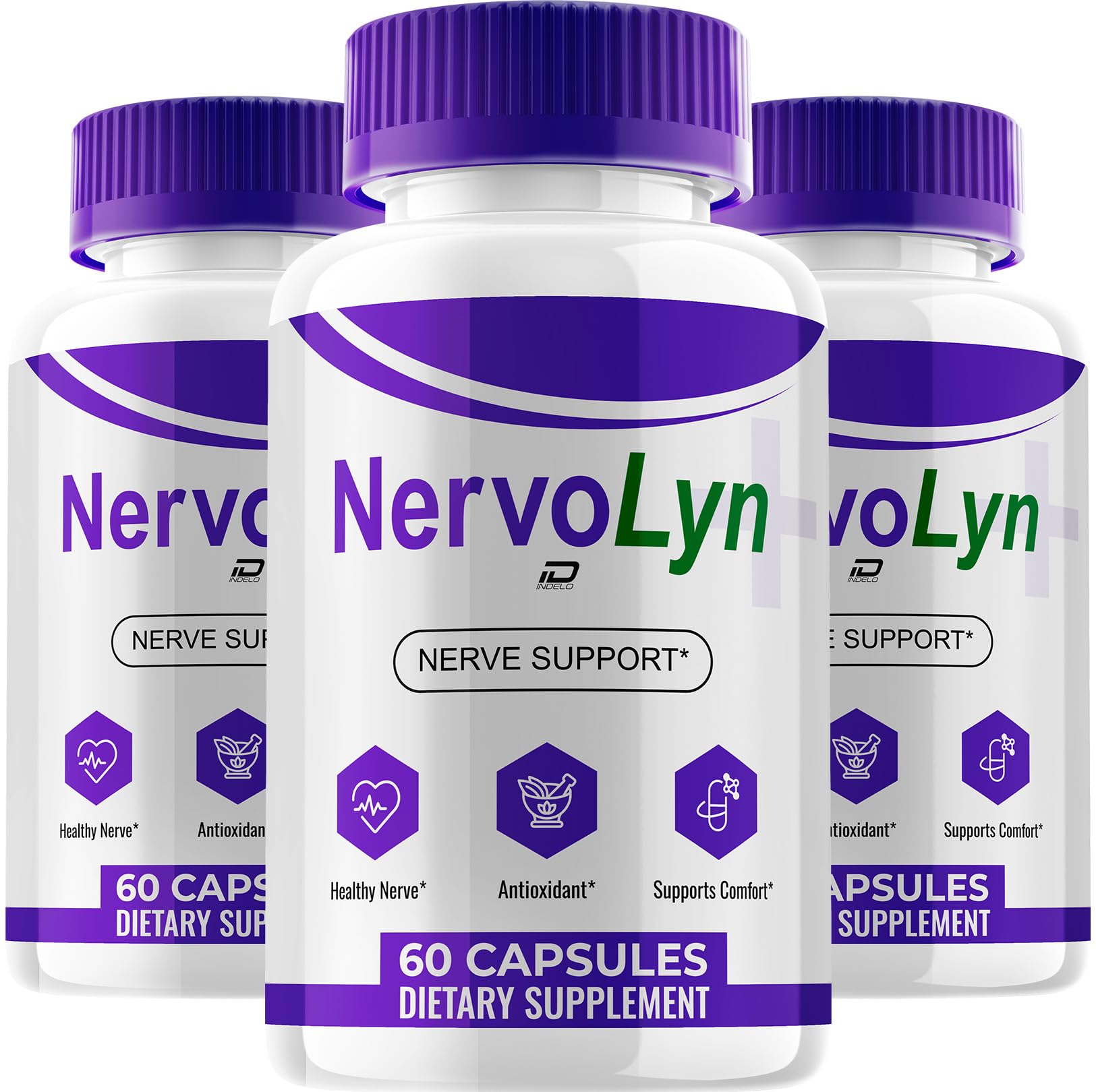 Indelo Nervo Lyn Capsules, 180 Capsules