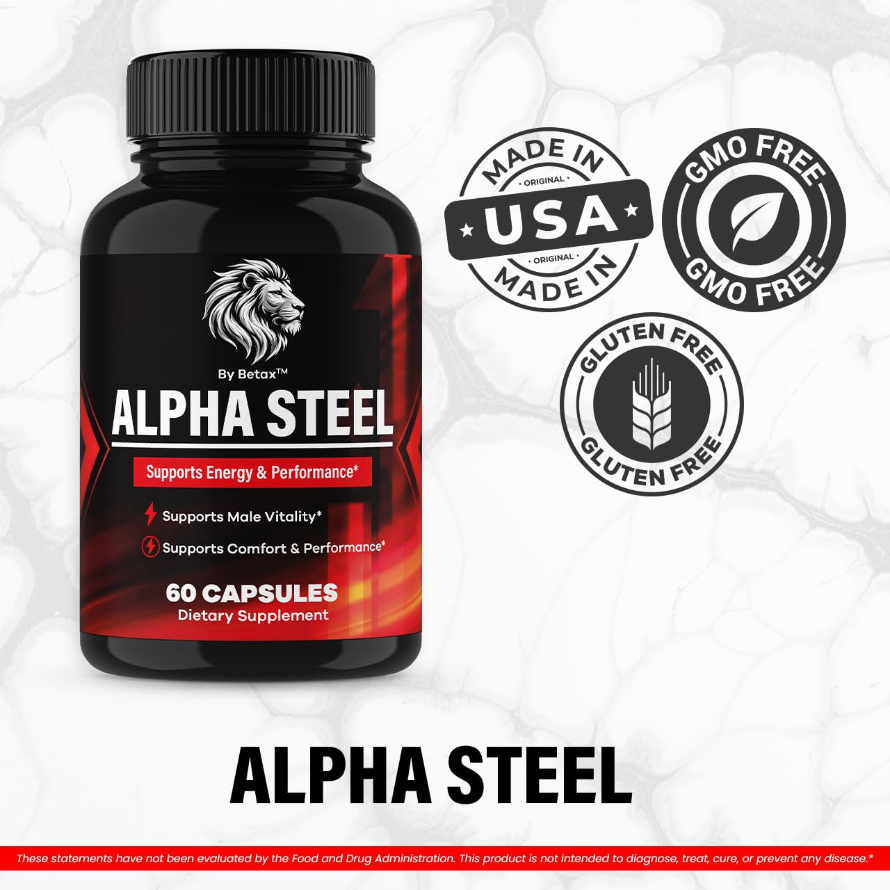 BetaX AlphaSteel Capsules 60 Capsules