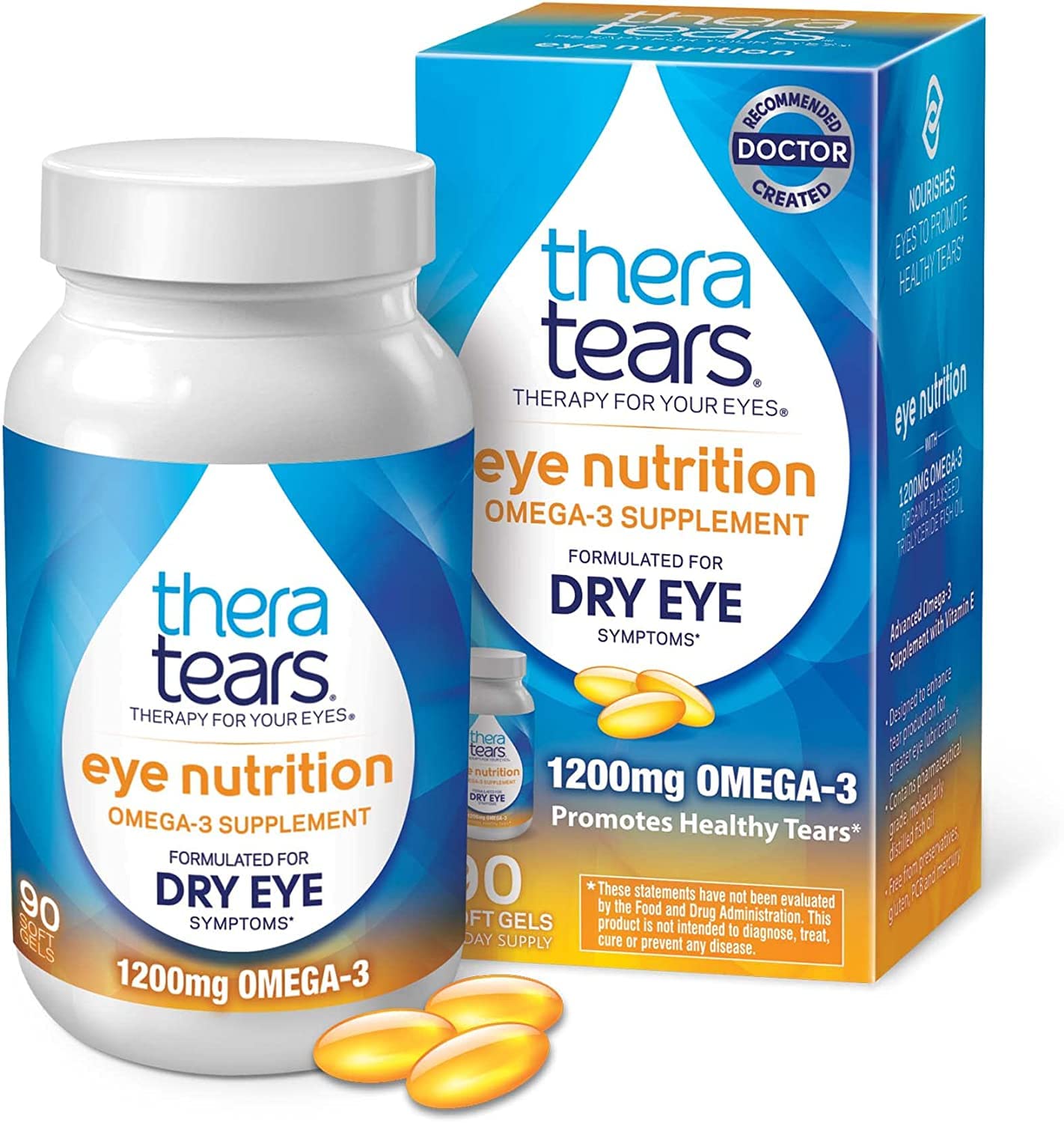 TheraTears Eye Nutrition Softgels 360