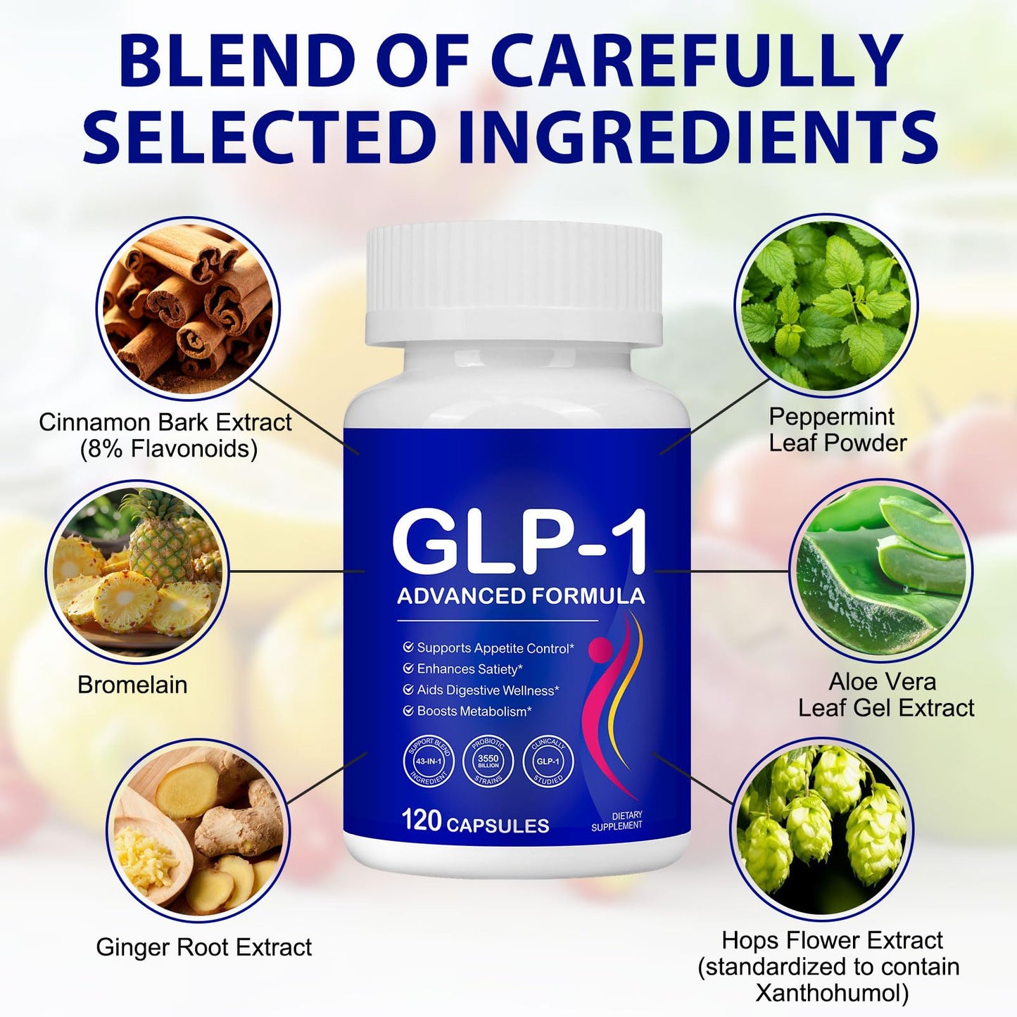 Buyourtaste GLP-1 Probiotic Capsule, 120 Capsules