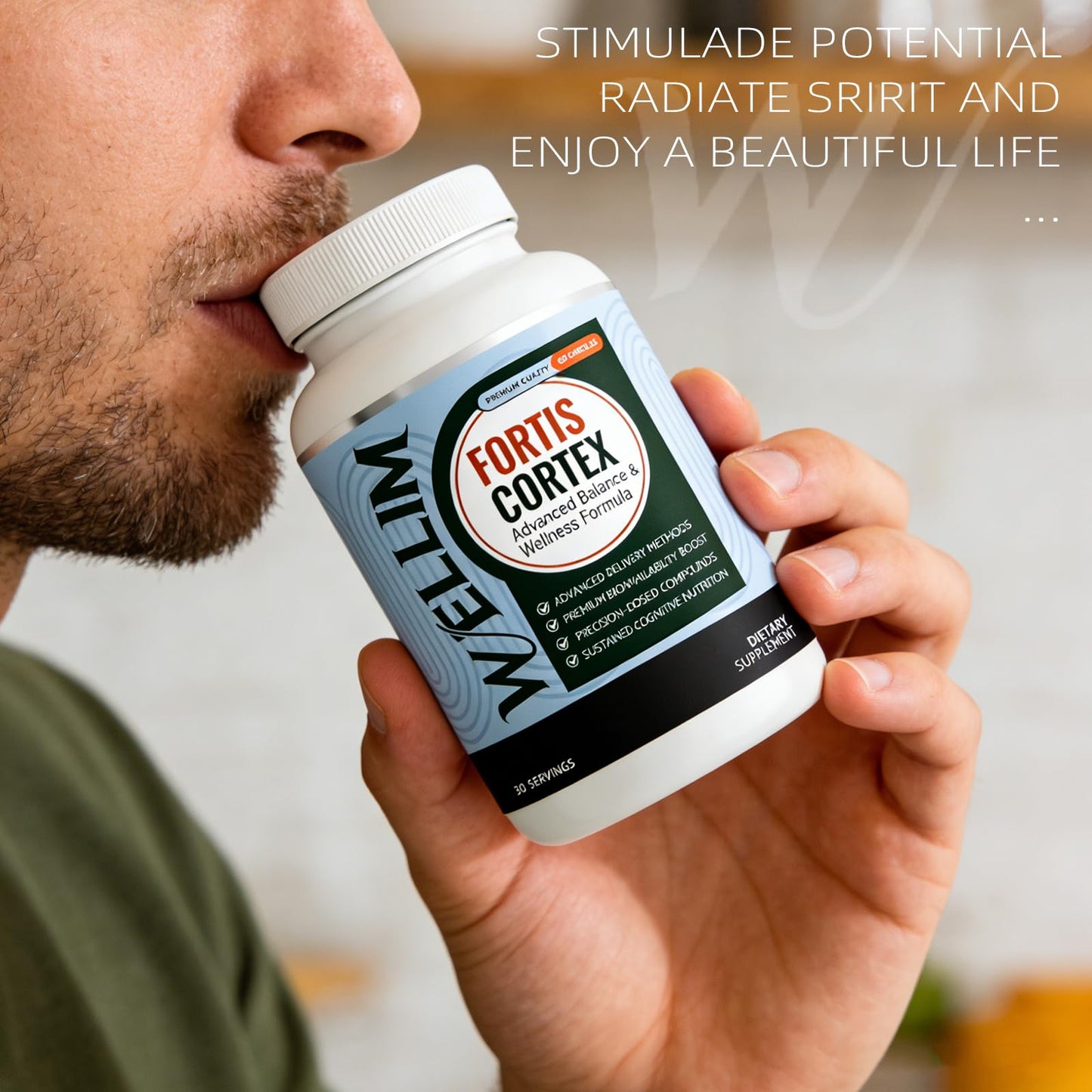 FYRKOA Wellim Fortis Cortex Supplements, 60 Capsules
