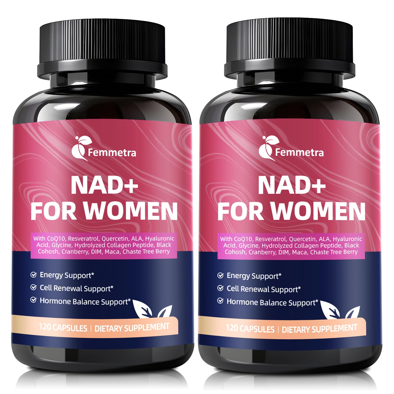 Femmetra NAD+ Supplements for Women Capsules, 240 Count