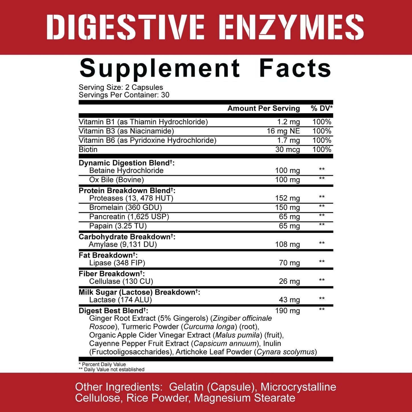 5% Nutrition Rich Piana Digestive Defender 2-in-1 Box with Probio-75 Probiotic + Prebiotic & Diges-Ten Digestive Enzyme Formula, 30 Capsules
