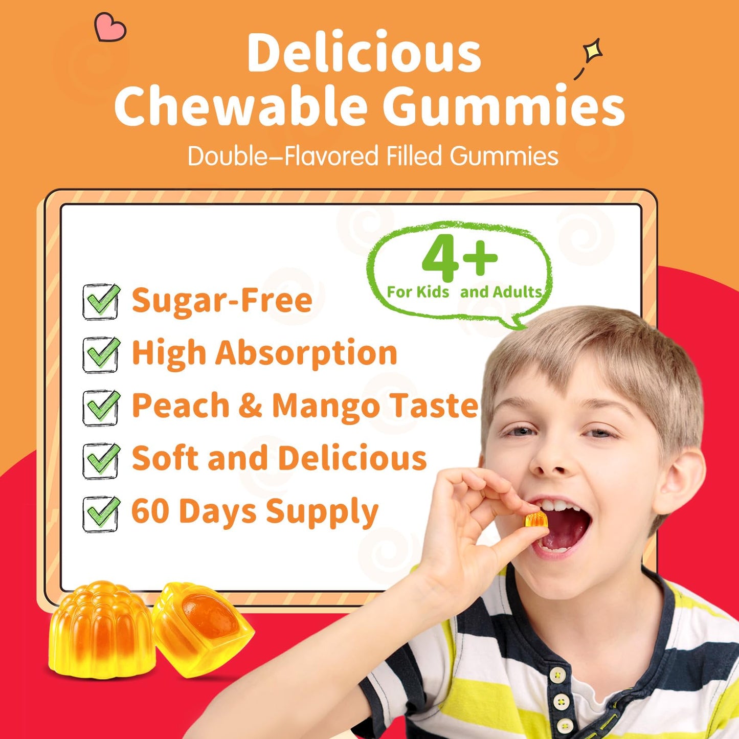 ReviNutra Magnesium Glycinate Gummies 60 Count