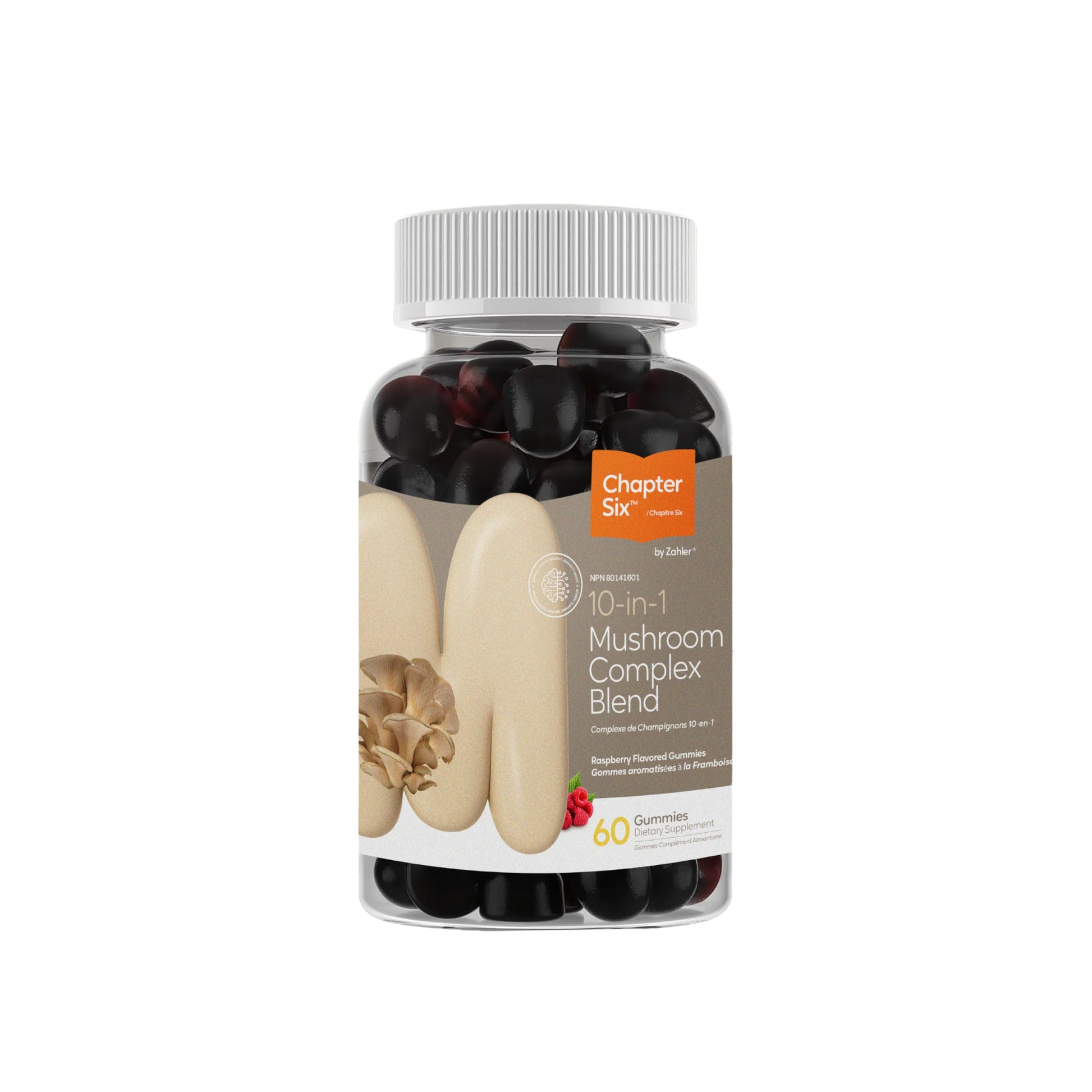 Zahler Chapter Six 10 in 1 Mushroom Complex Blend Gummy 60 Count