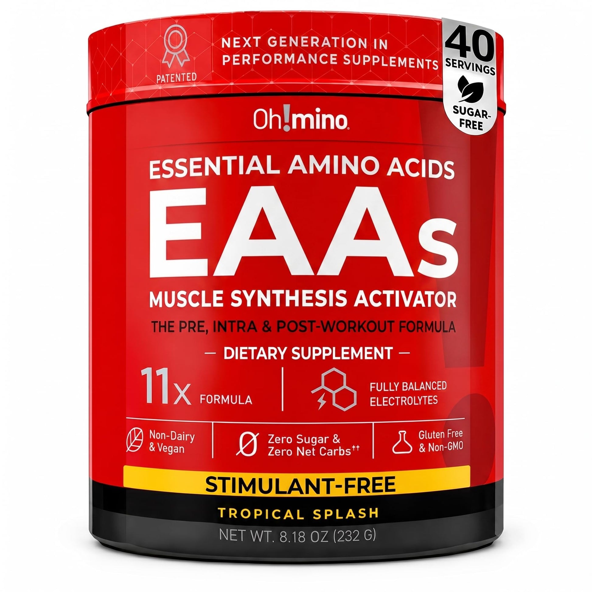 Oh!mino BCAA + EAA Powder 8.18 Ounce