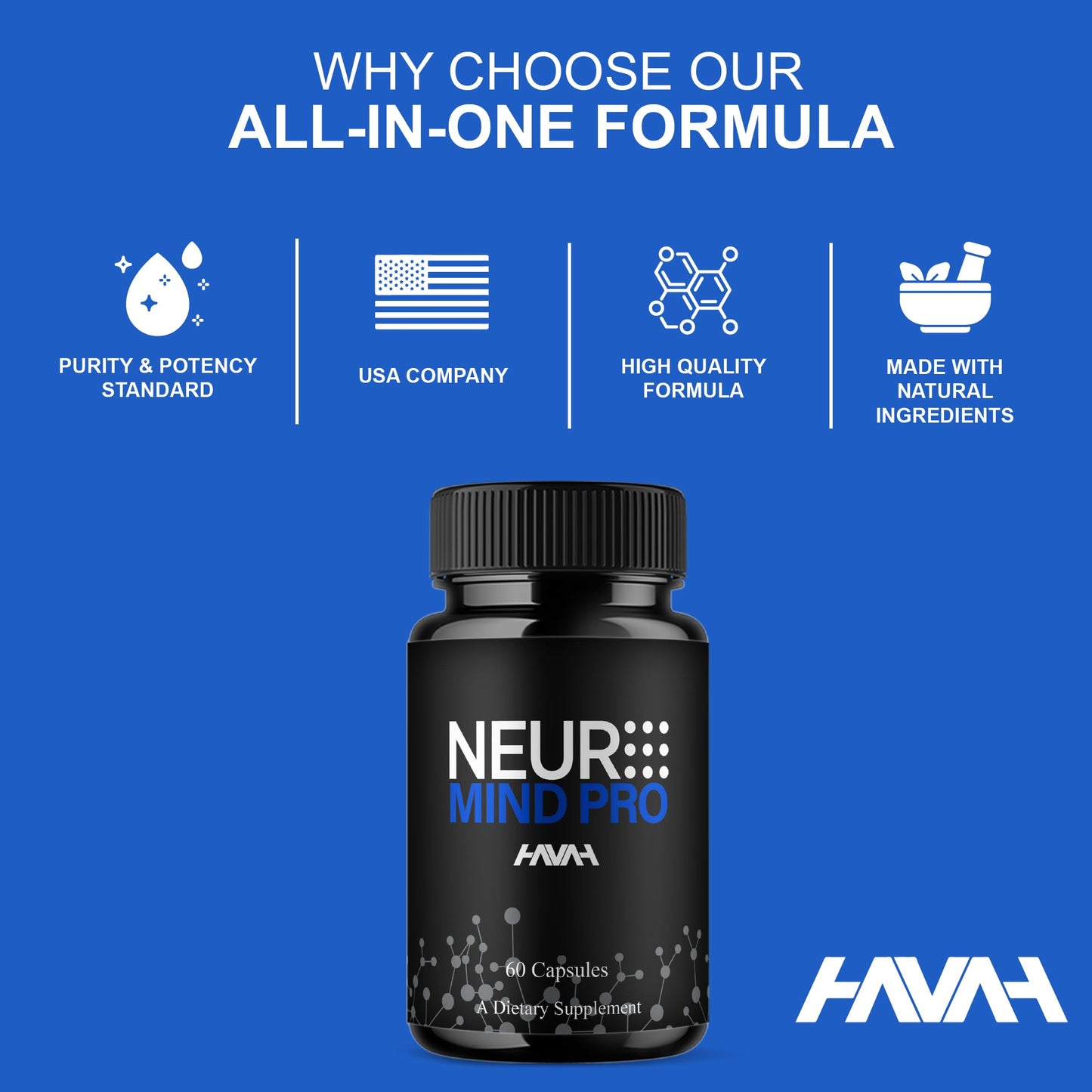 Havah NeuroMind Pro Brain Support 300 Capsules
