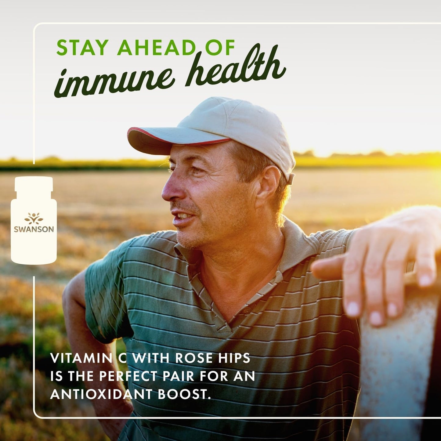 Swanson Vitamin C w/ Rose Hips 180 Capsules