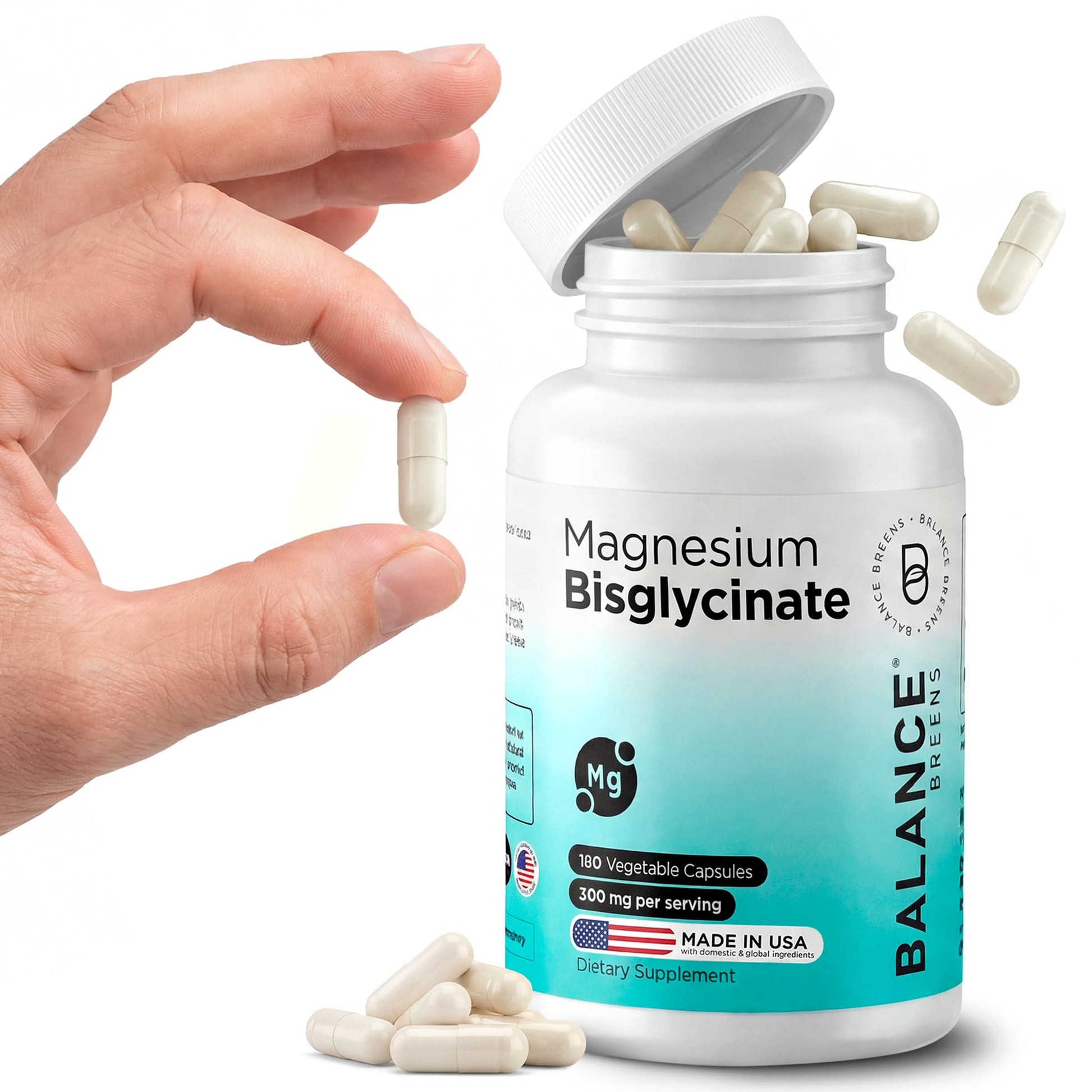 Balancebreens Magnesium Glycinate 200mg Capsule, 120 Capsules
