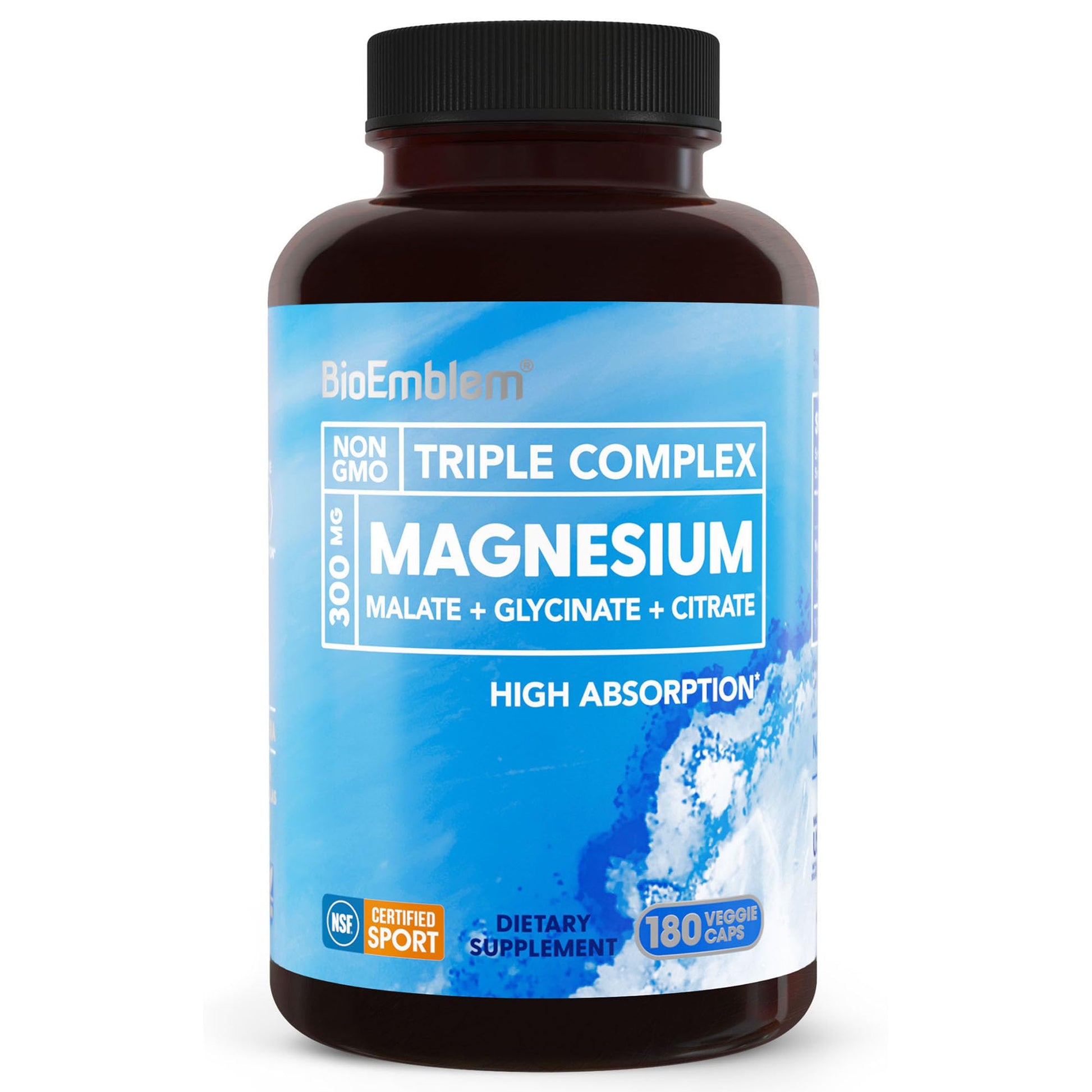 BioEmblem Triple Magnesium Complex Capsule 180 Count
