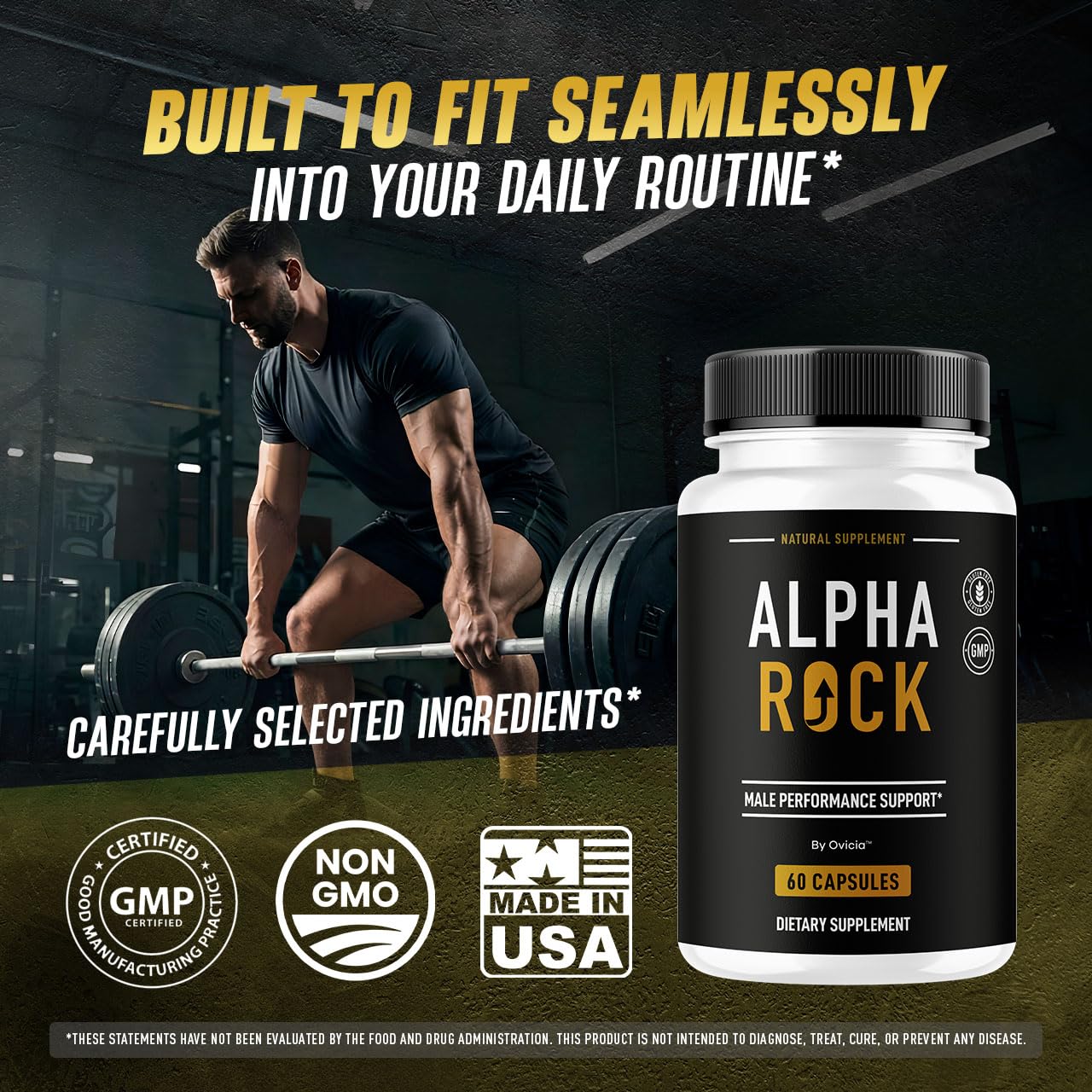 OVICIA Alpha Rock Capsules 180 Capsules