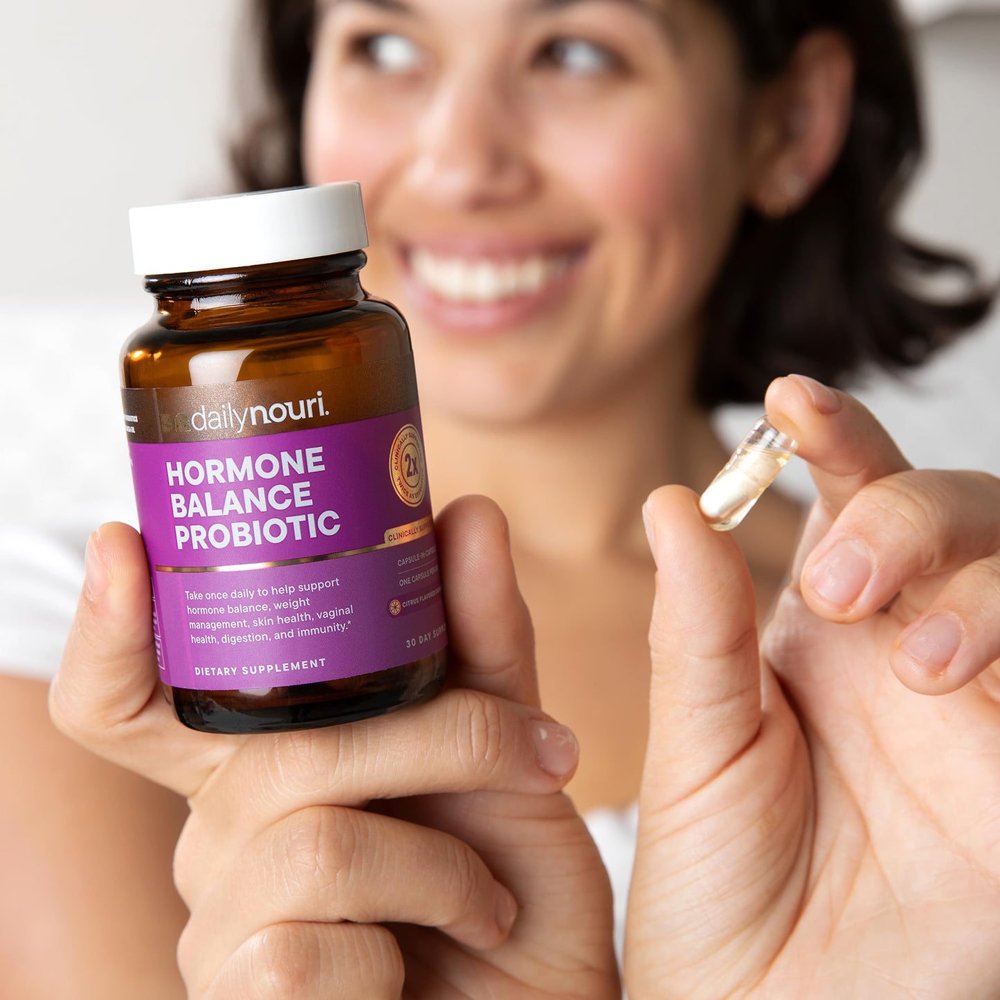 Daily Nouri Hormone Balance Probiotics for Women Capsule 30 Count