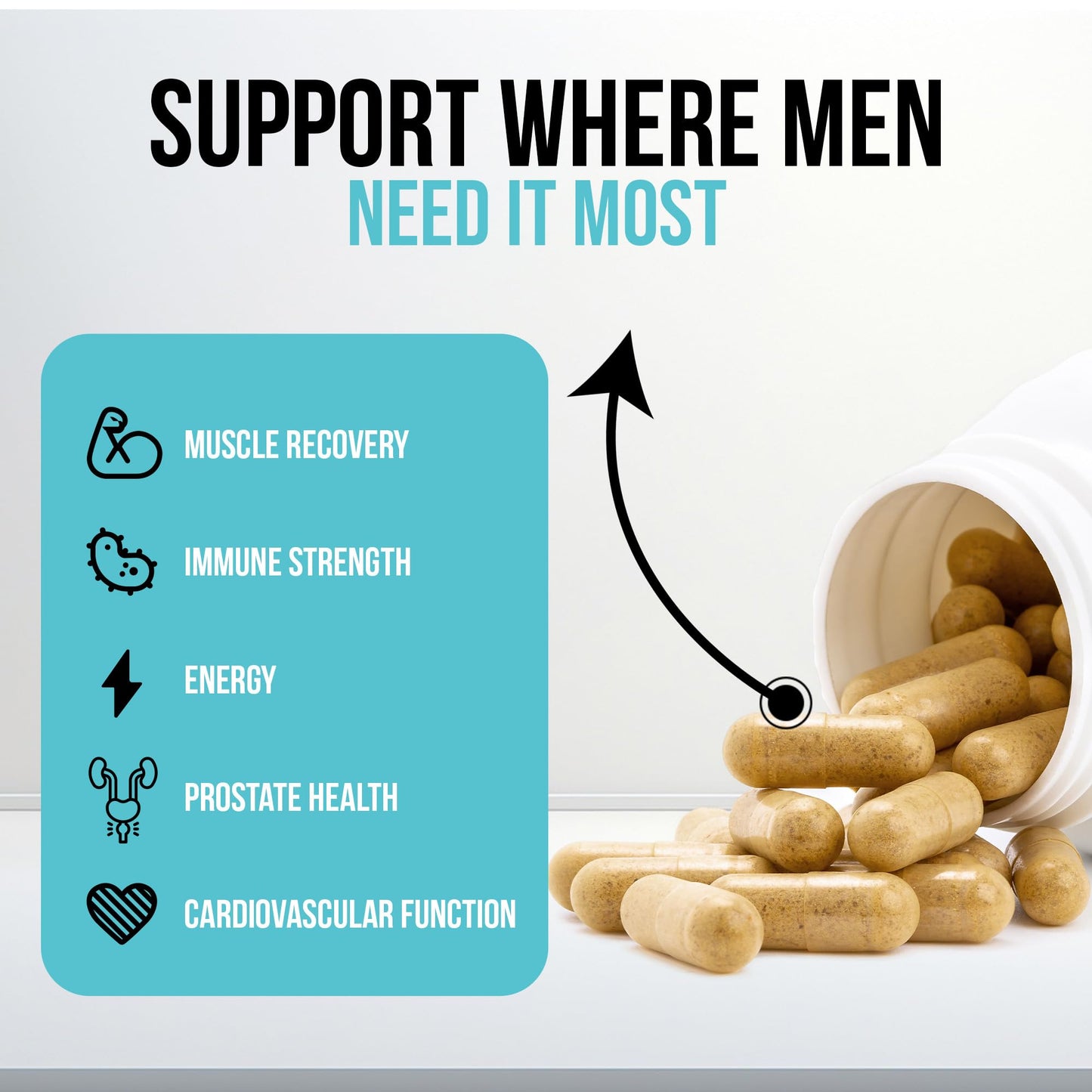 WOUND CAREPLUS Men's Multivitamin 60 Capsules