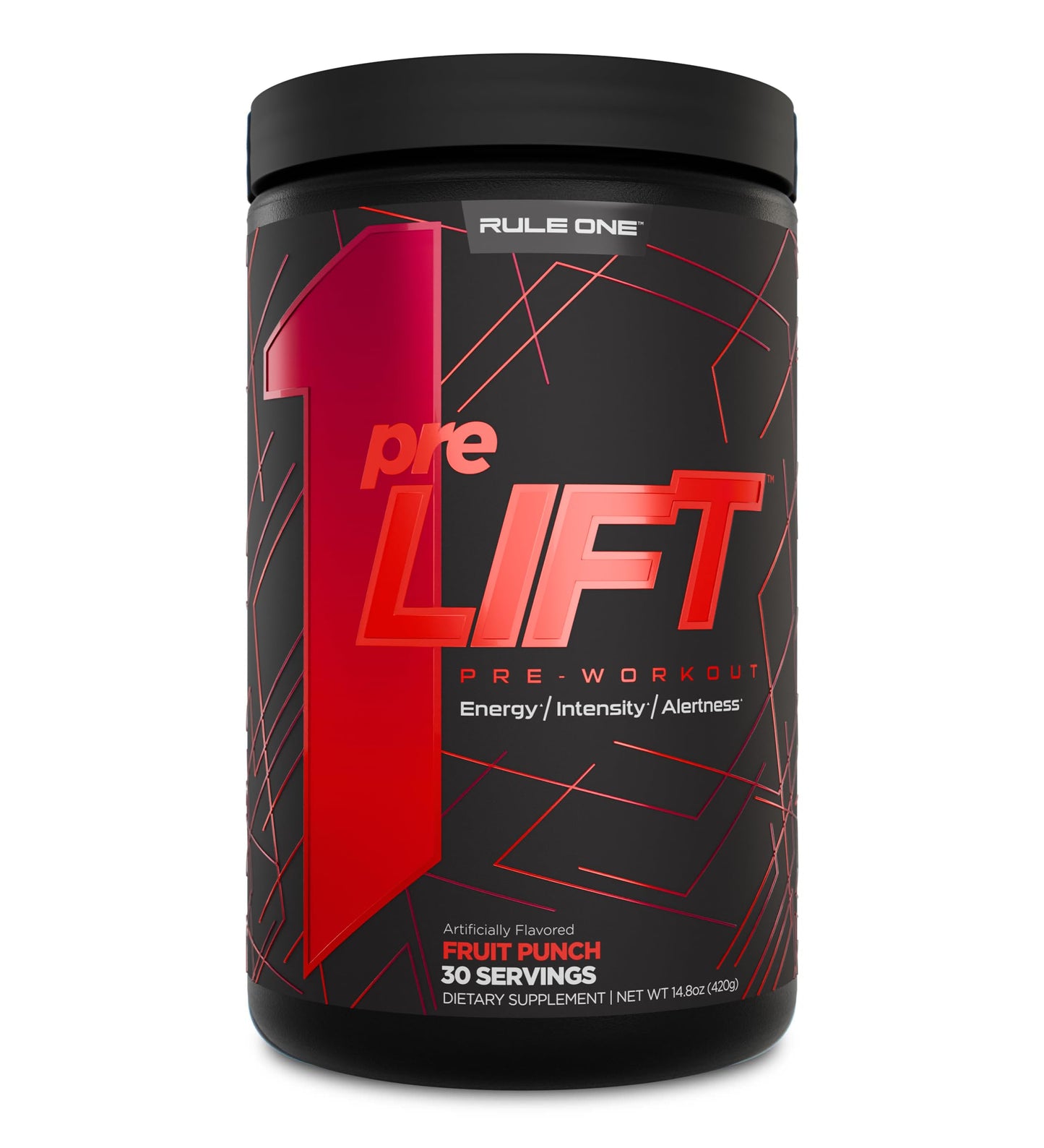 Rule 1 Proteins preLIFT Pre-Workout Powder 15 oz