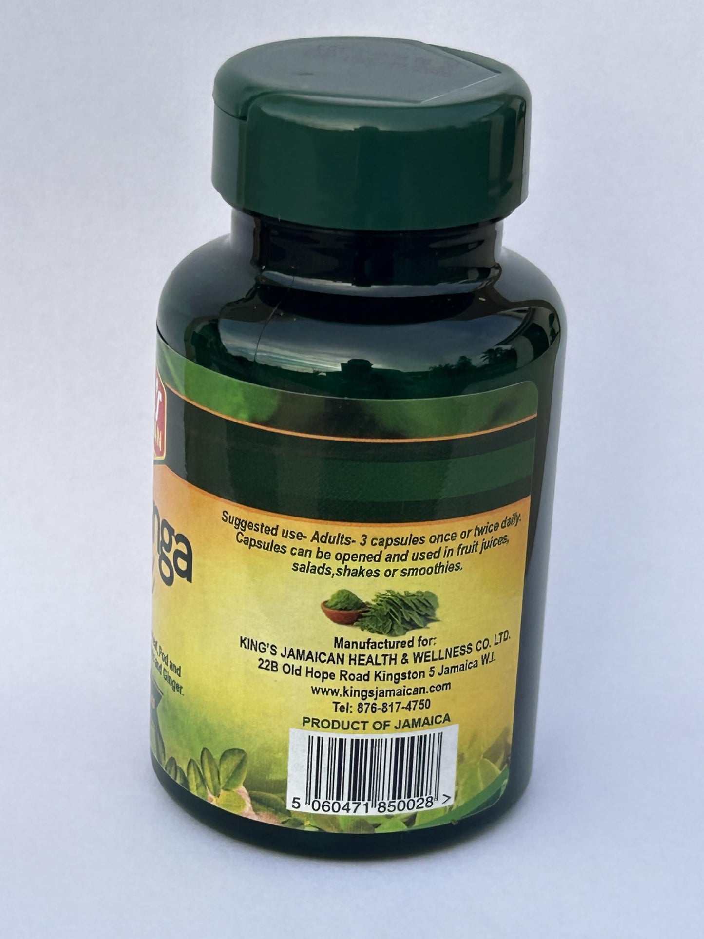 King's Jamaican Moringa Capsules, 90 Capsules