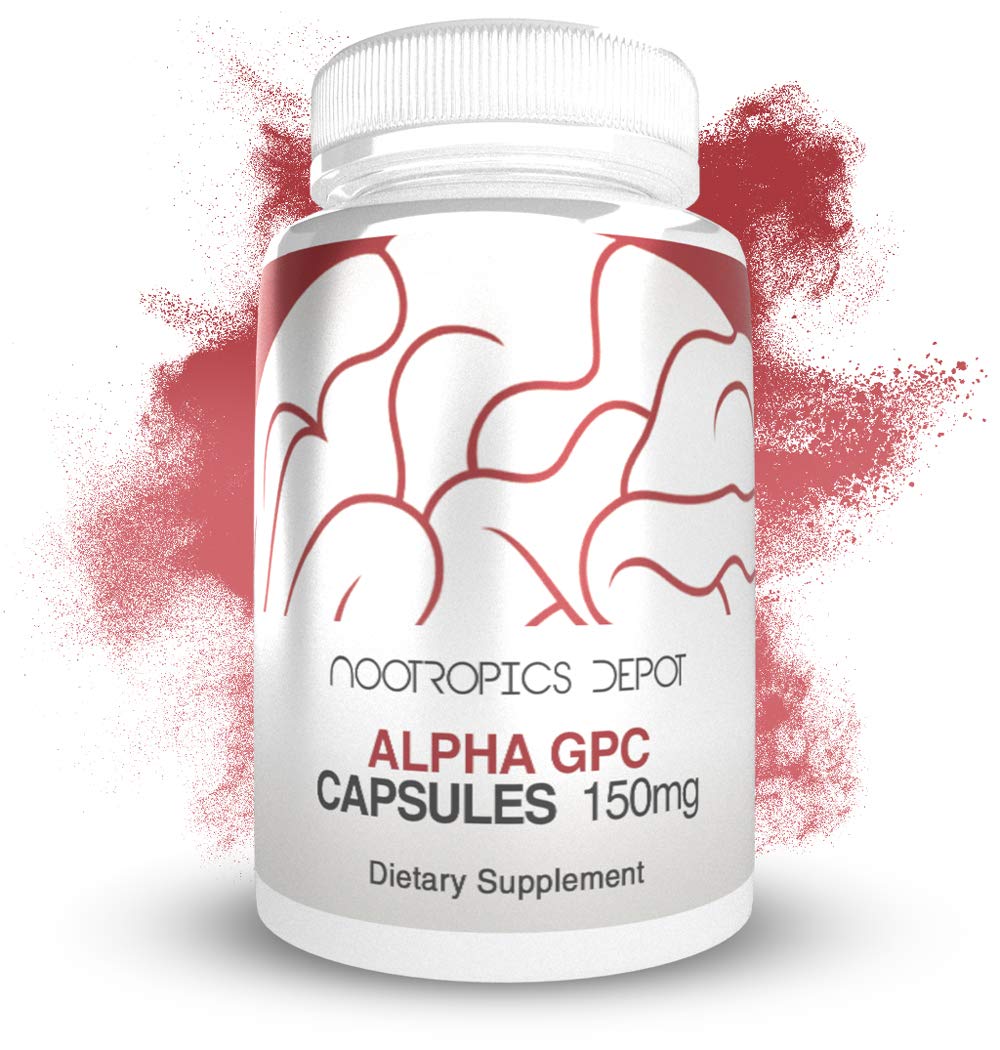 Nootropics Depot Alpha GPC 150mg Capsules, 180 Count