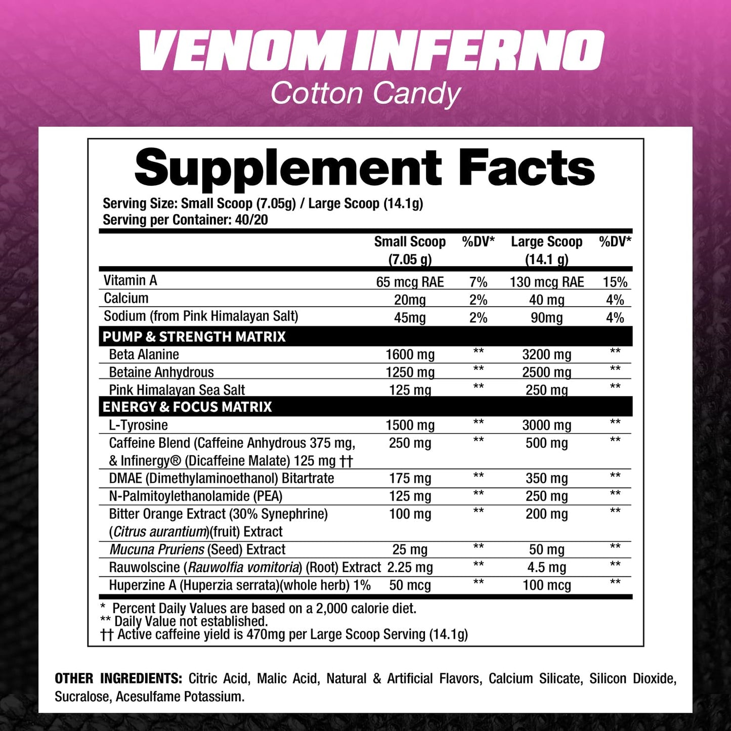 Dragon Pharma Venom Inferno Powder 9.87 Ounce