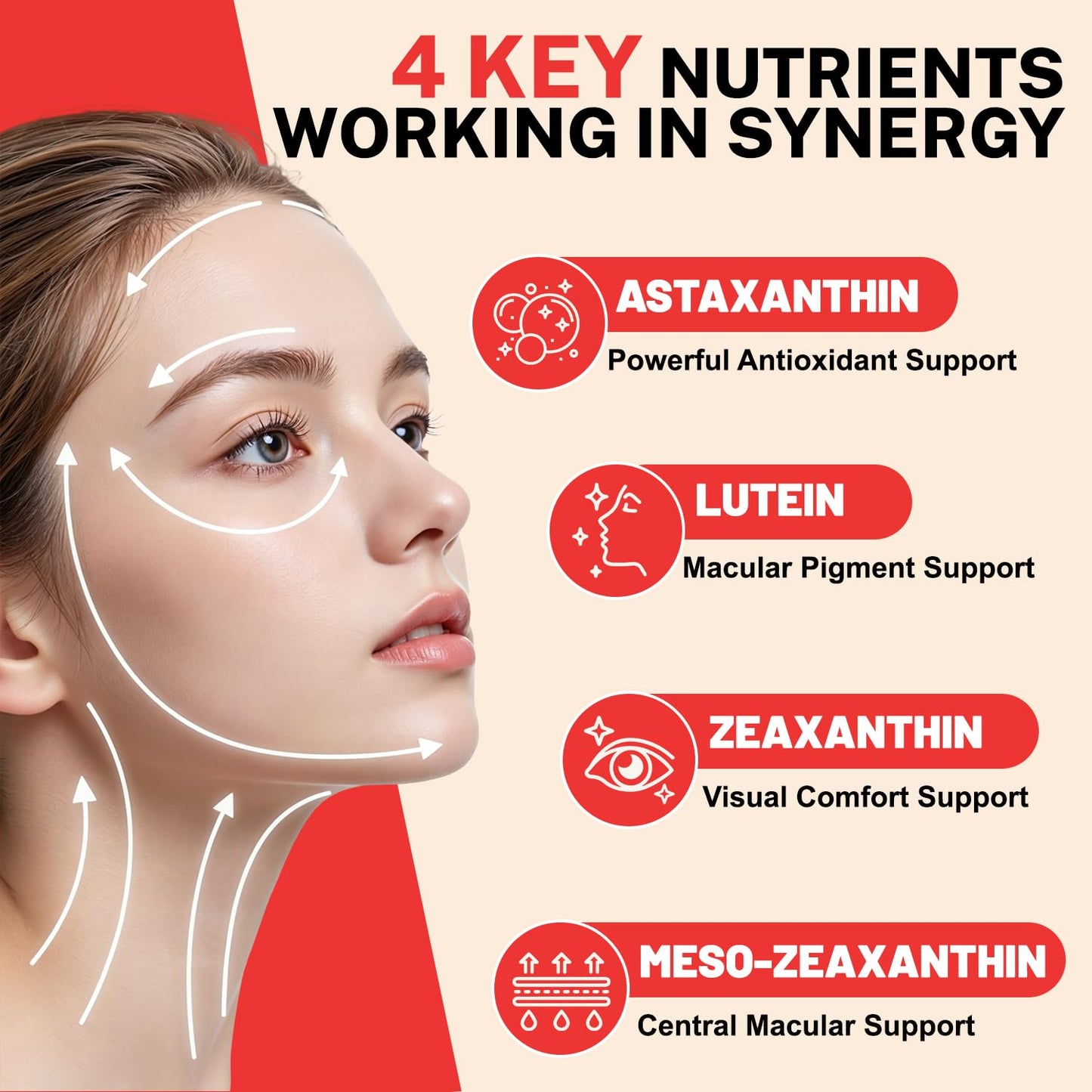 Zoone 16-in-1 Astaxanthin 12mg Antioxidant Supplements Softgel, 300