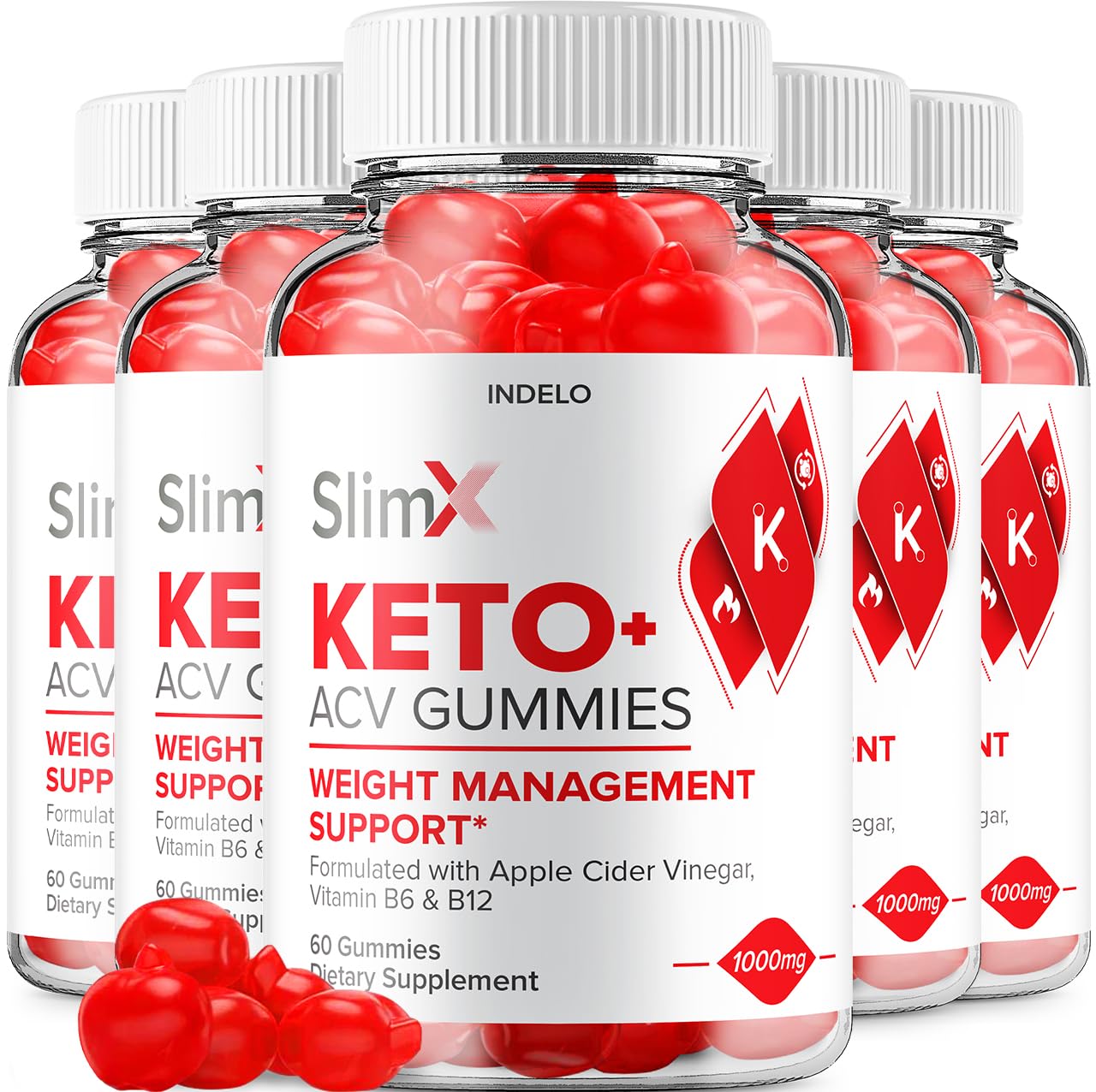 Indelo SlimX Keto ACV Gummies 300 Gummies