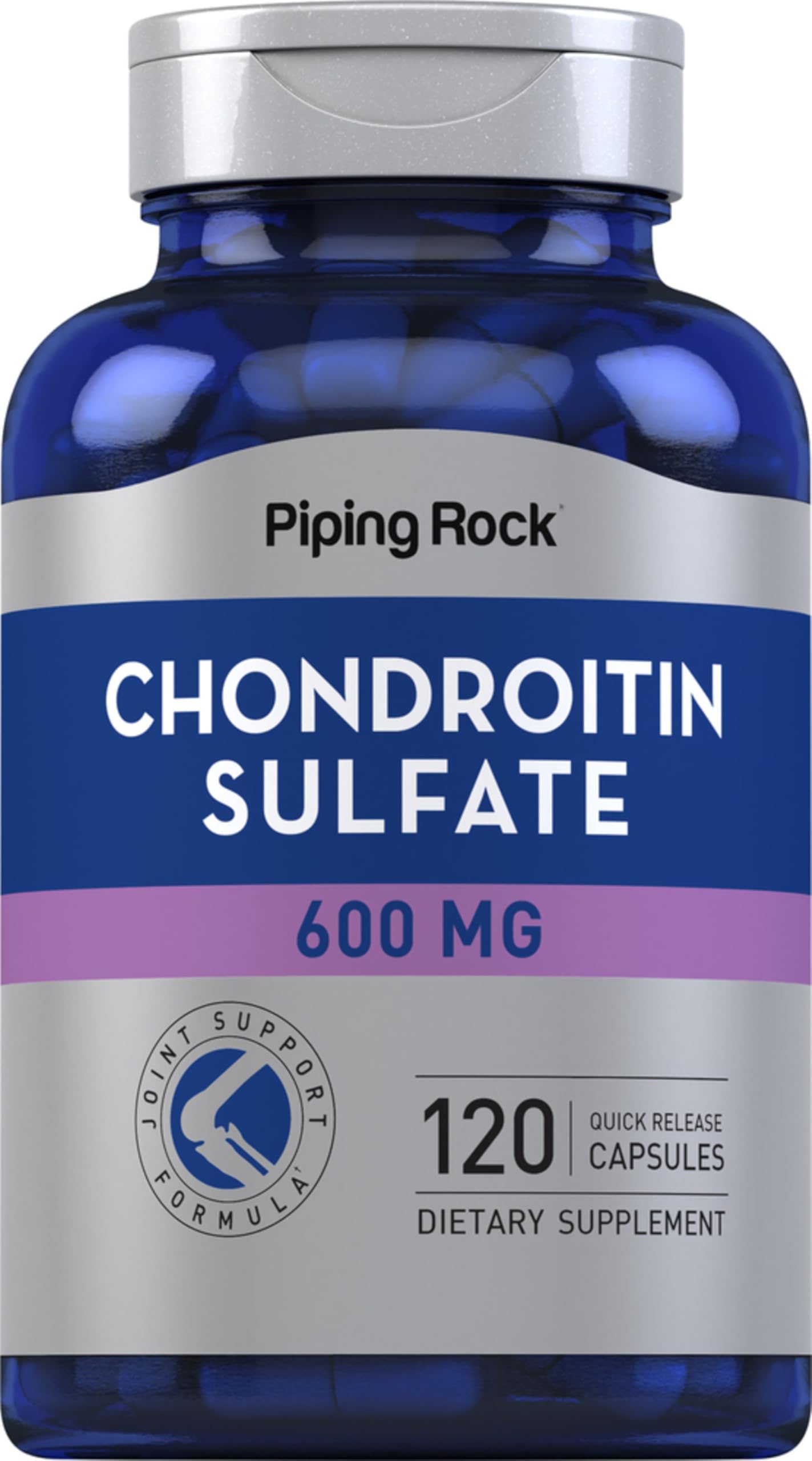 Piping Rock Chondroitin Sulfate Supplement Capsule, 120 Capsules