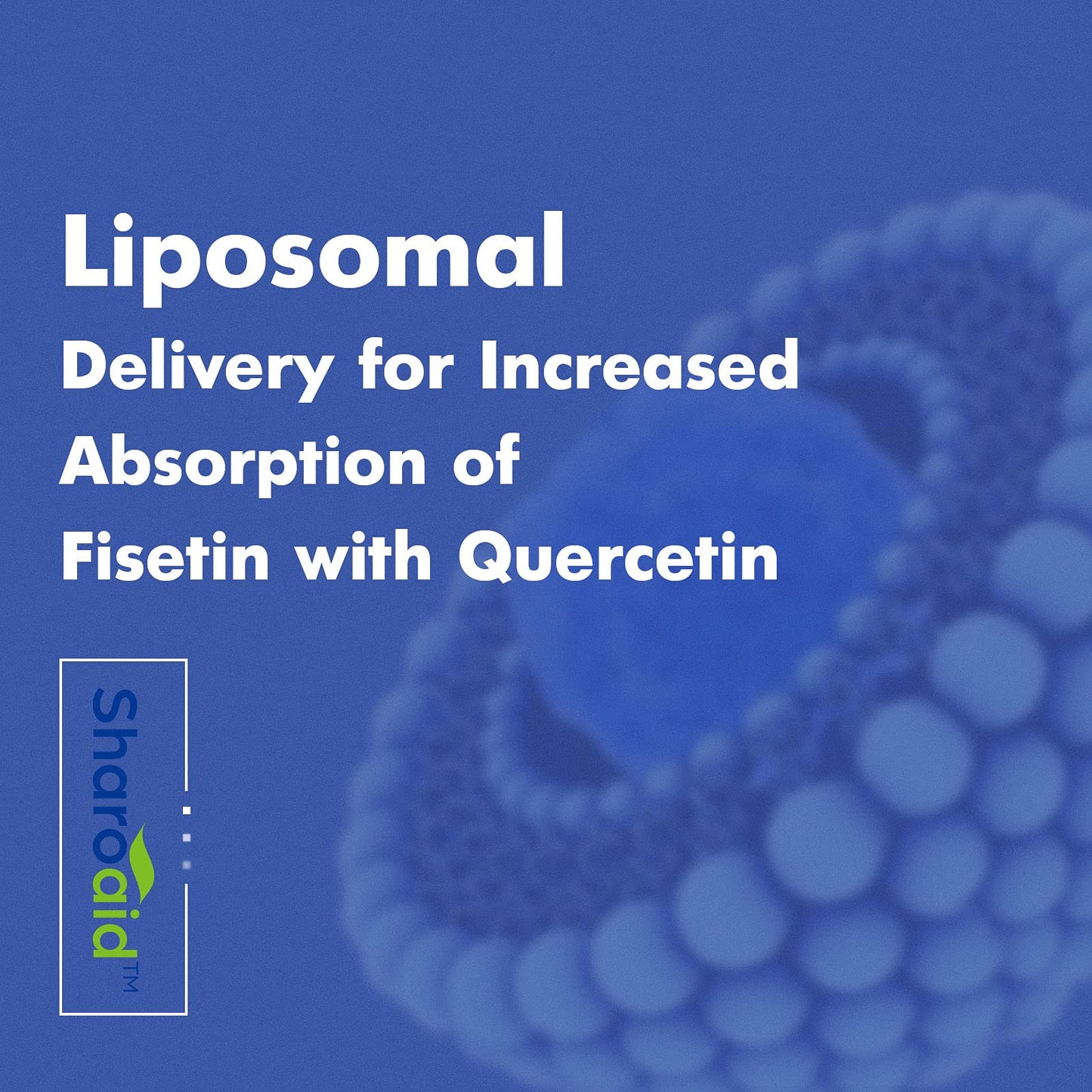 Sharoaid Liposomal Fisetin with Quercetin Softgels, 120 Softgels