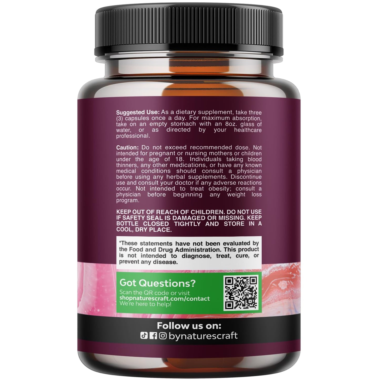 Natures Craft Advanced Multi Collagen Peptides Capsules 120 Count