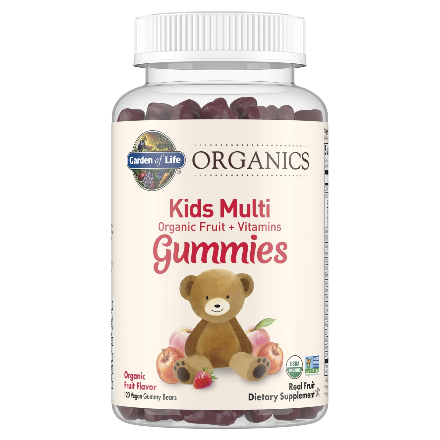Garden of Life Organic Kids Fruit Chew Gummy Vitamins & Cherry Probiotic Gummies, 150 Gummies