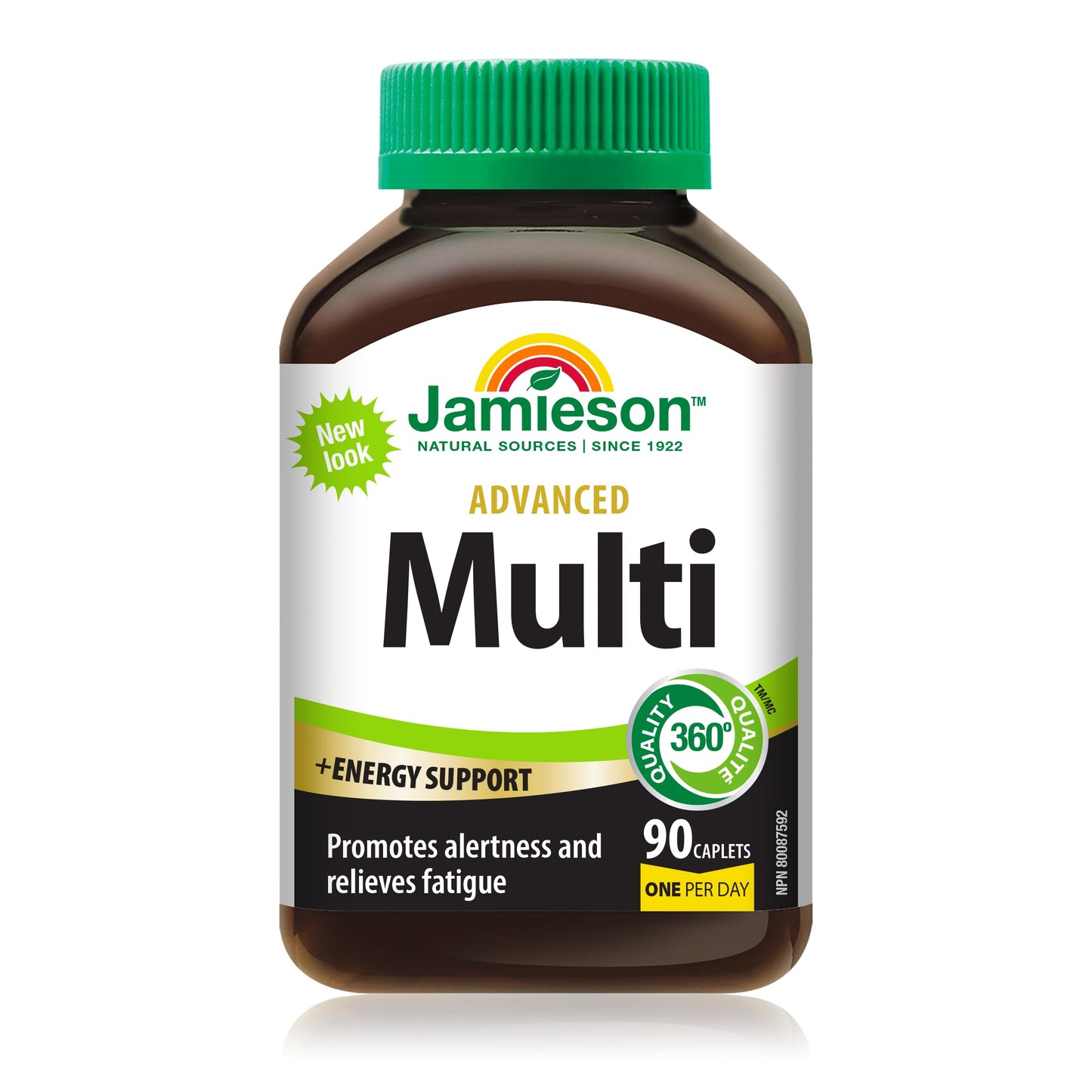 Jamieson Laboratories Advanced Multi + Energy Support Caplets, 90 Caplets