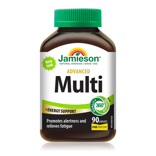 Jamieson Laboratories Advanced Multi + Energy Support Caplets, 90 Caplets