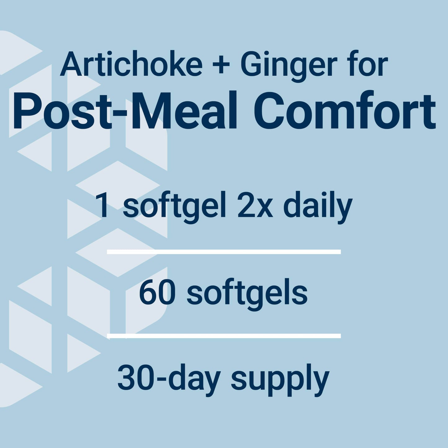 Life Extension Bloat Relief with Artichoke, Ginger, Fennel & Turmeric Softgels 60