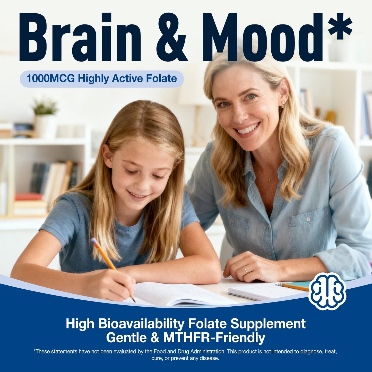 NATISLAND Active Folate (Folinic Acid 1000 mcg) + B12 500 mcg (Adenosyl & Hydroxo) Capsule, 90 Count