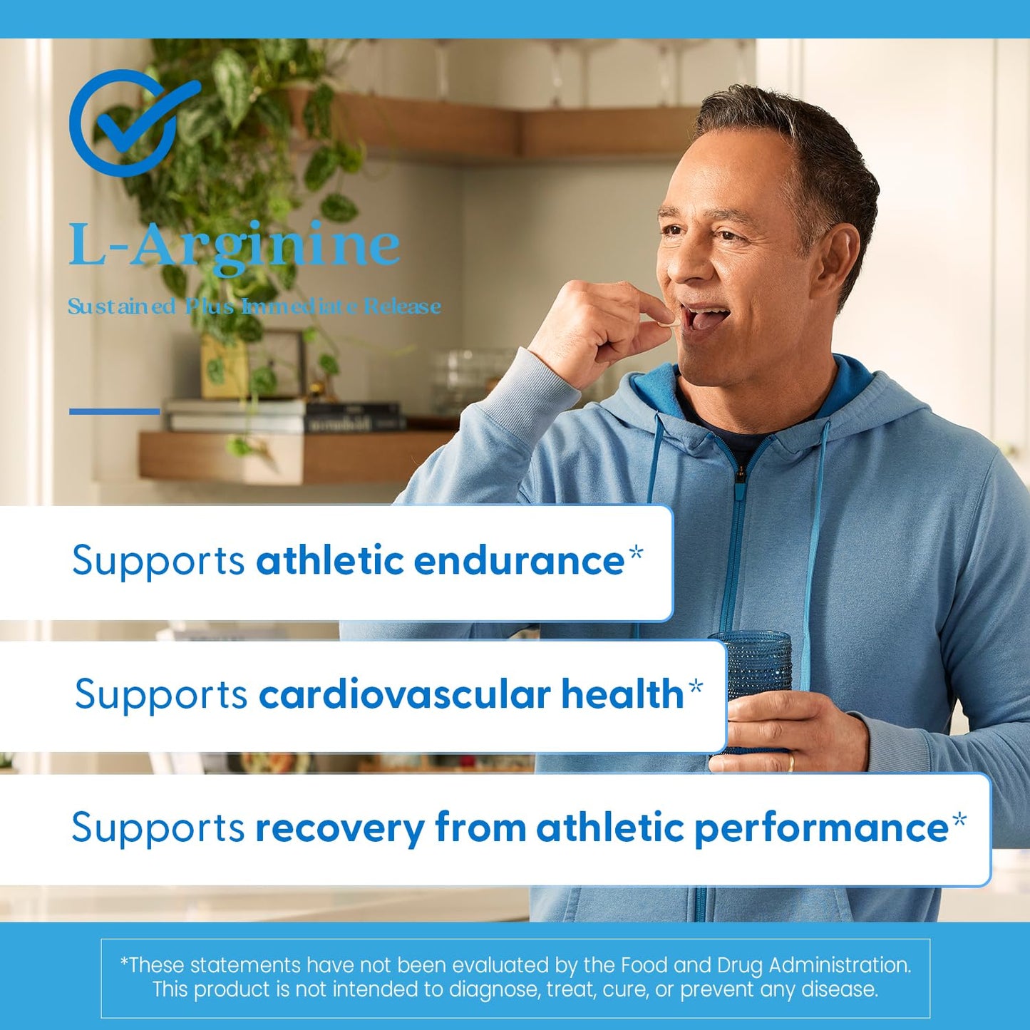 Doctor's Best L-Arginine Supplement Tablets 120 Count