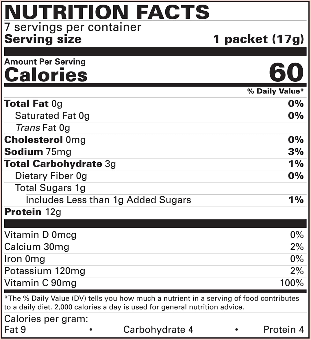 BariatricPal 12g Protein Aspartame-Free Fruit Drink - Orange Powder 4.2 oz