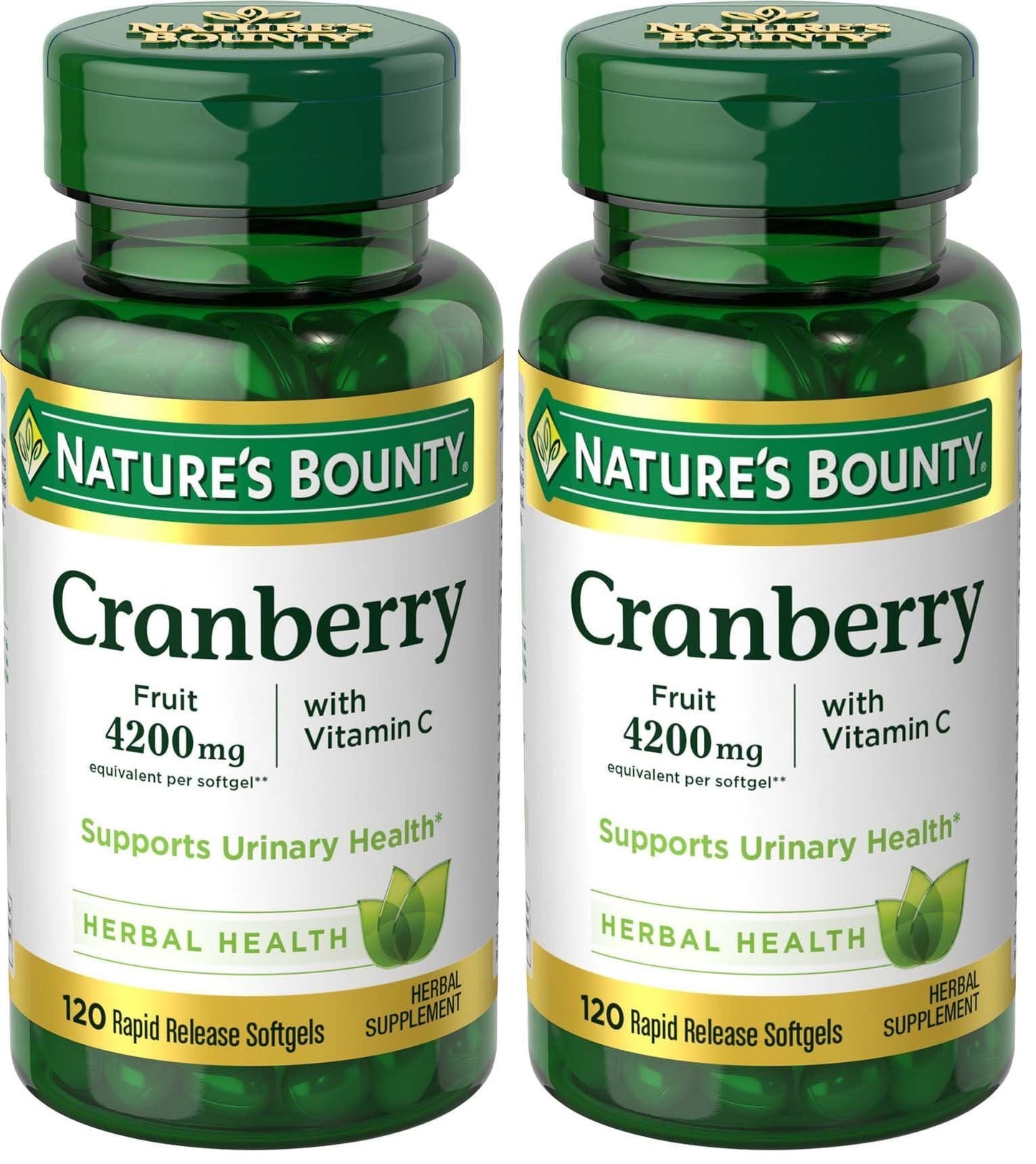 Nature's Bounty Cranberry Pills for Women Urinary Tract Health Softgel 240