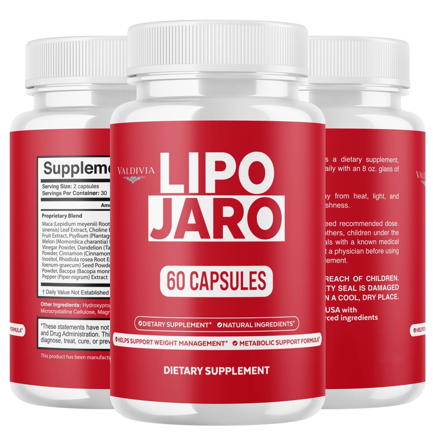 Valdivia Lipojaro Capsules, 120 Capsules