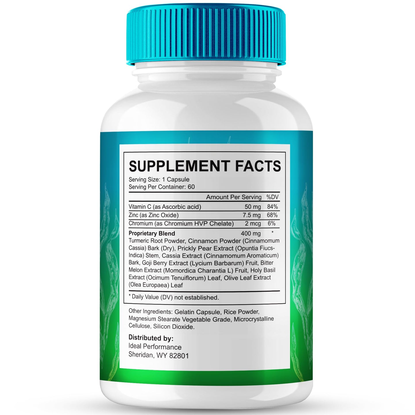 IDEAL PERFORMANCE Spirulin Plus Capsules, 120 Count