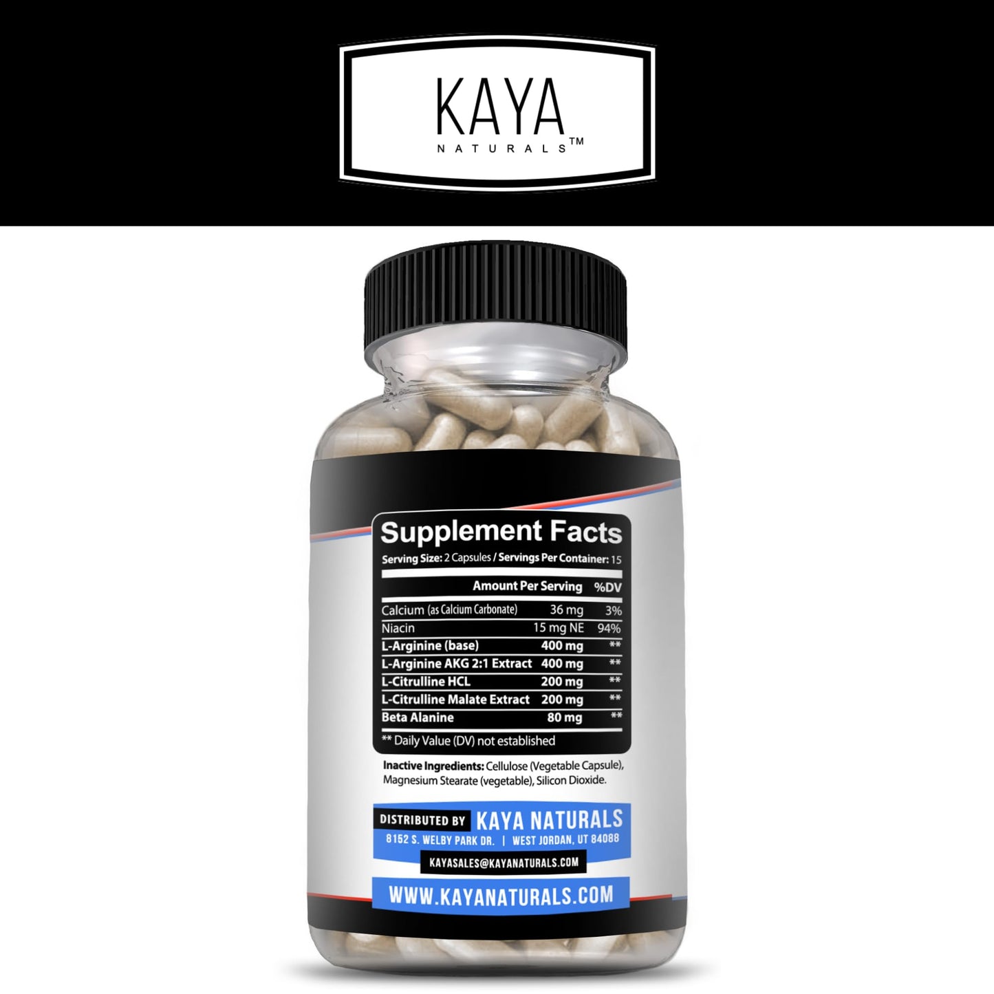 Kaya Naturals Nitric Blast Capsule 30 Count