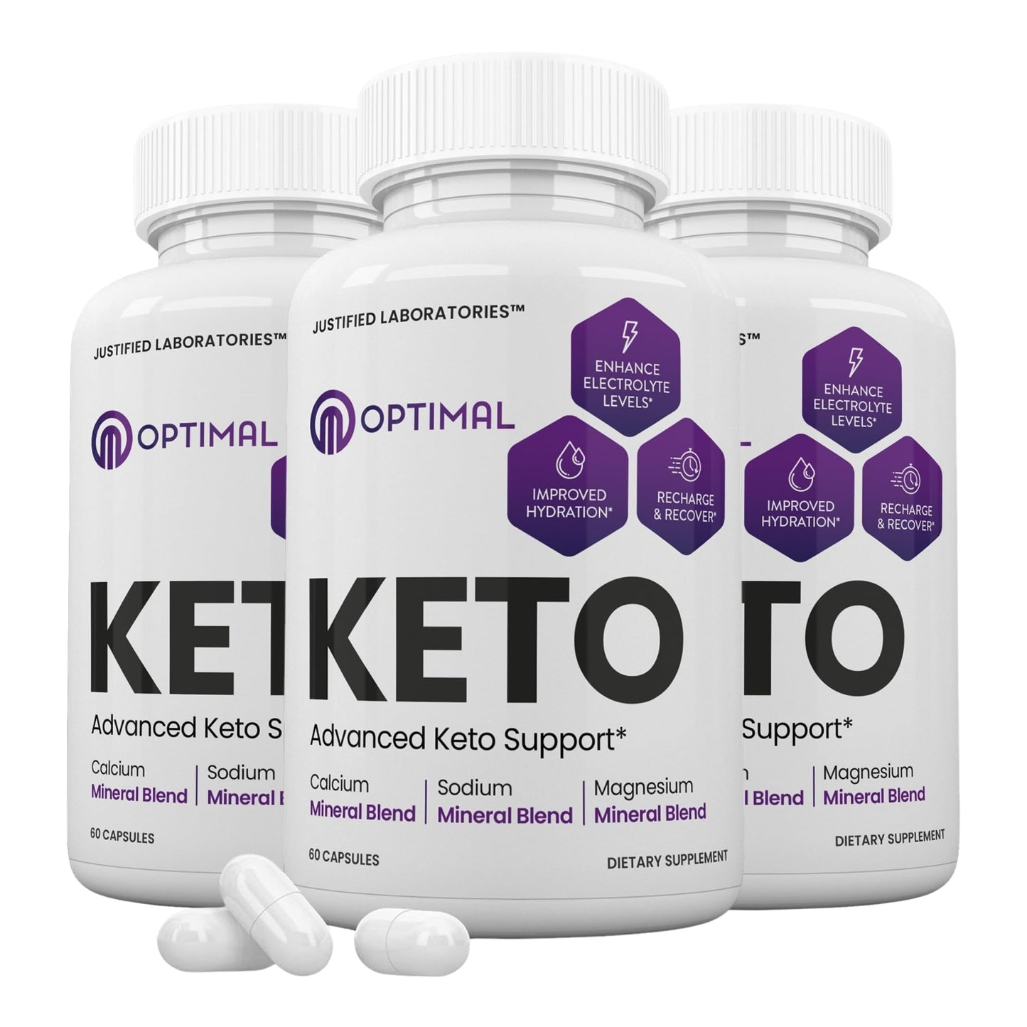 Justified Laboratories Optimal Keto Capsules 60 Capsules